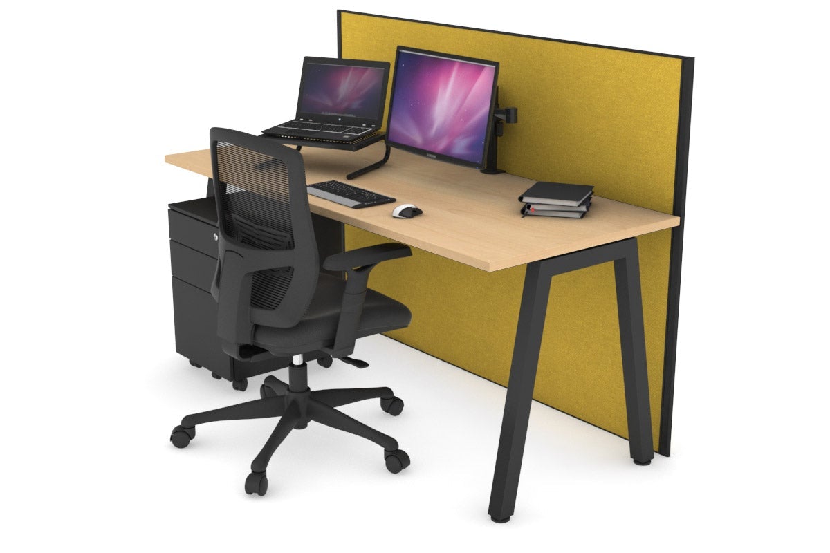 Horizon Quadro A Legs Office Desk - 1600L x 700W Modern Workstation for Home & Office - Perfect for Remote Work, Study & Professional Workspaces