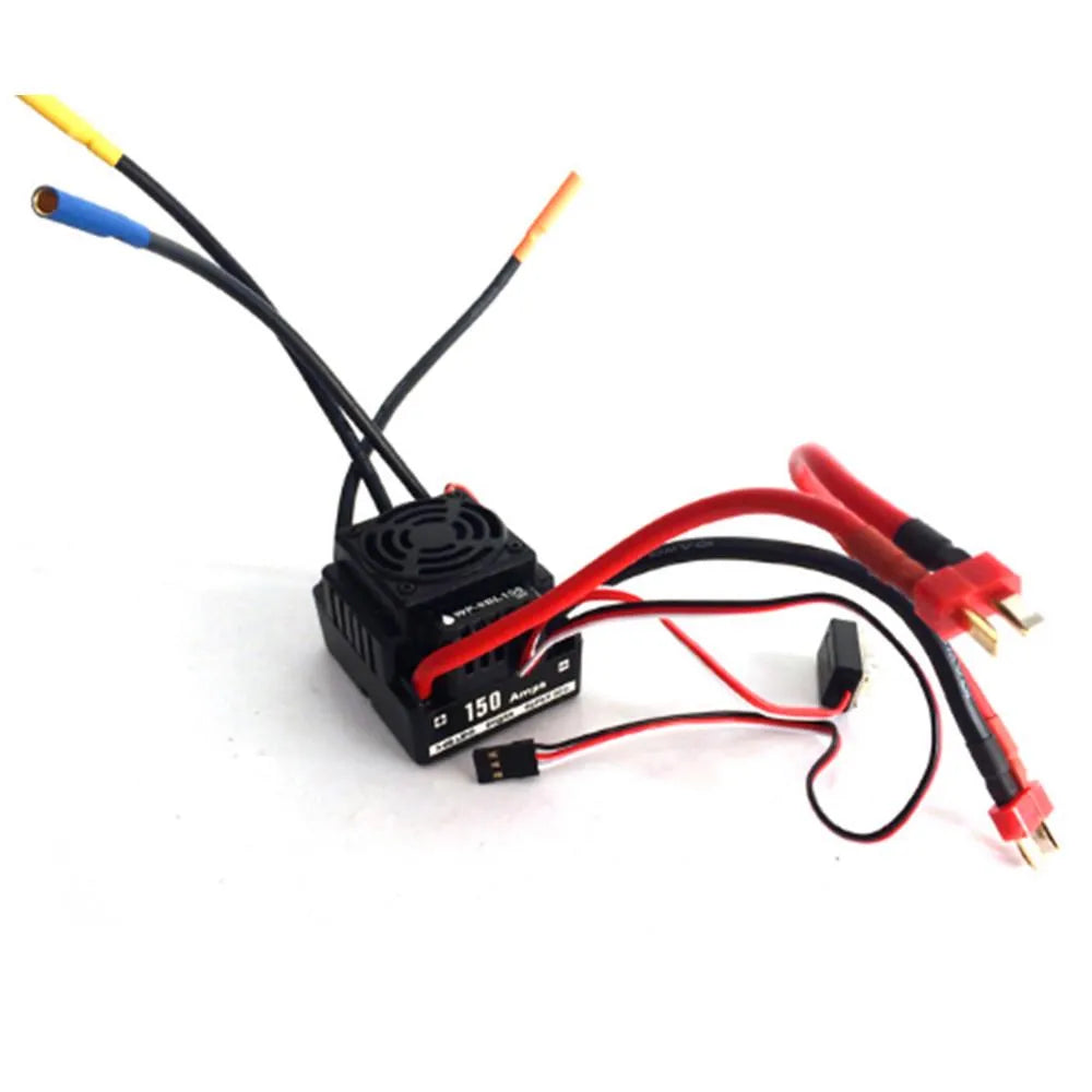 Hobbywing QuicRun WP 8BL 150A Waterproof Sensorless Brushless ESC for 1/8 Scale RC Trucks - High Performance Electronic Speed Controller for Off-Road Bashing, Crawling and Racing