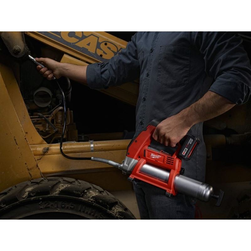 M12 12V Lithium-Ion Cordless Grease Gun Kit (2446-21XC) - Perfect for Automotive, Industrial & Home Maintenance