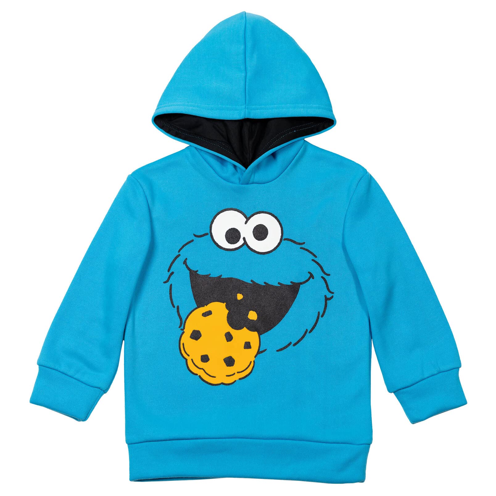Sesame Street Abby Cadabby Elmo Big Bird Cookie Monster Oscar The Grouch Pullover Hoodie for Infants & Toddlers - Soft Cotton Kids Sweatshirt for Playtime, School & Family Outings