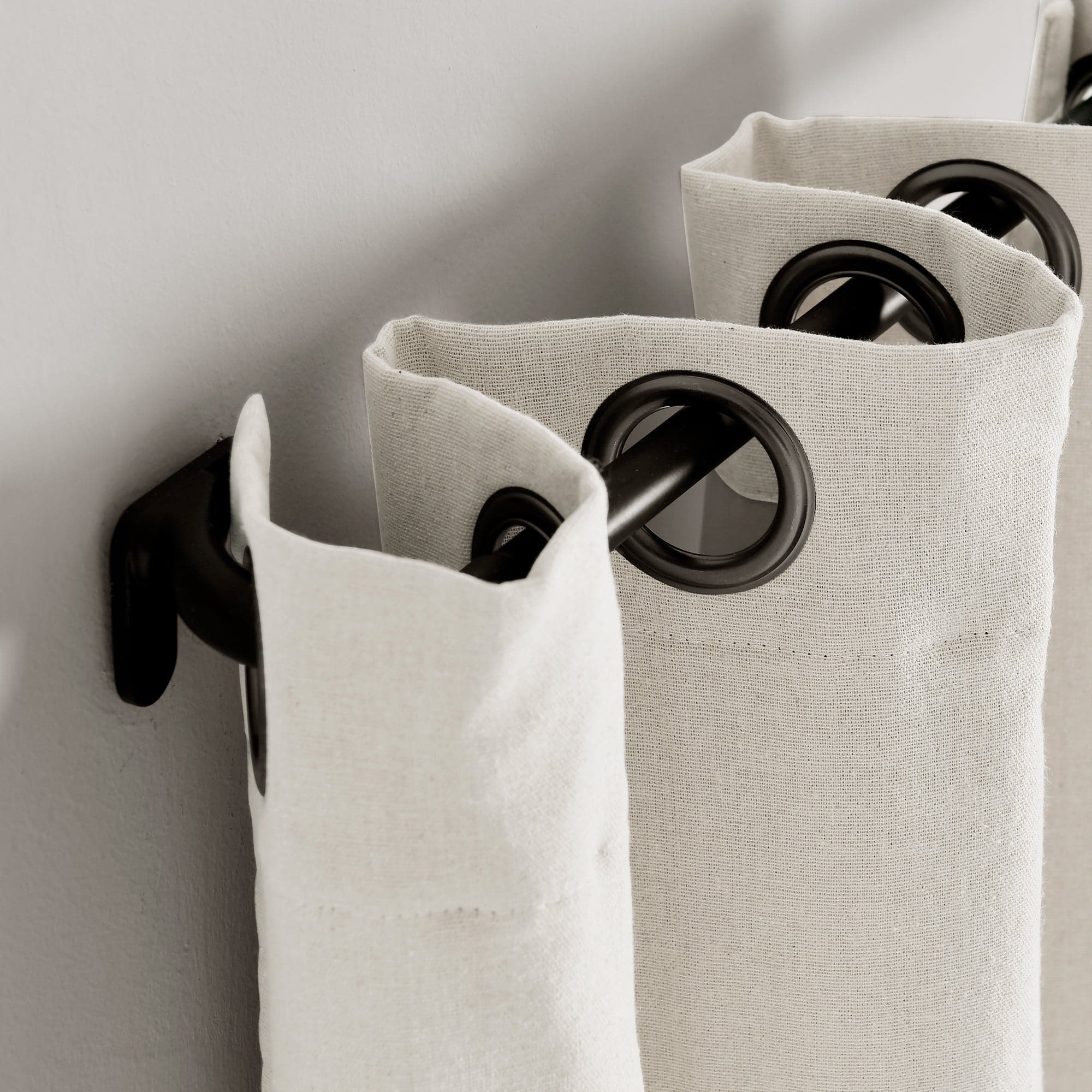 Blackout Curtains for Bedroom - Thermal Insulated Faux Linen Window Panels with Grommet Top for Noise Reduction & Light Blocking - Perfect for Home, Office, and Nursery