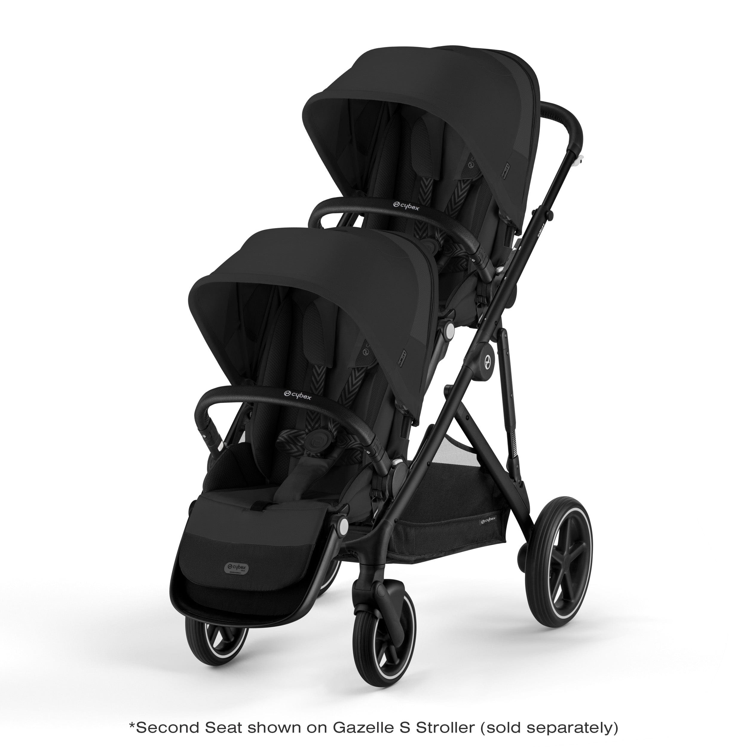 Cybex Gazelle S 2-Seat Stroller - Lightweight Compact Baby Stroller for Twins & Toddlers | Perfect for City Walks, Shopping & Travel
