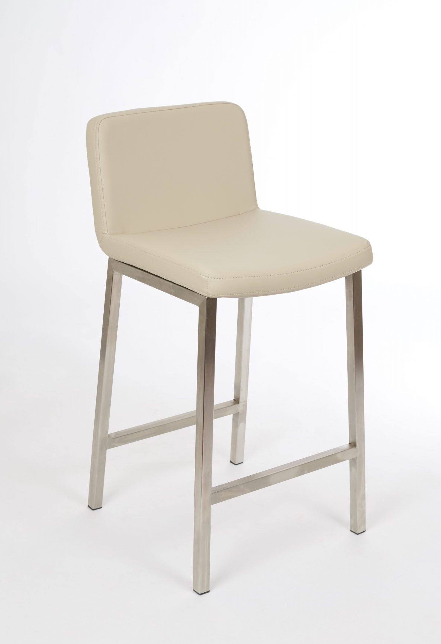 Corey Taupe Stool - Modern Accent Seating for Living Room, Bedroom, or Office - Durable & Stylish Home Decor