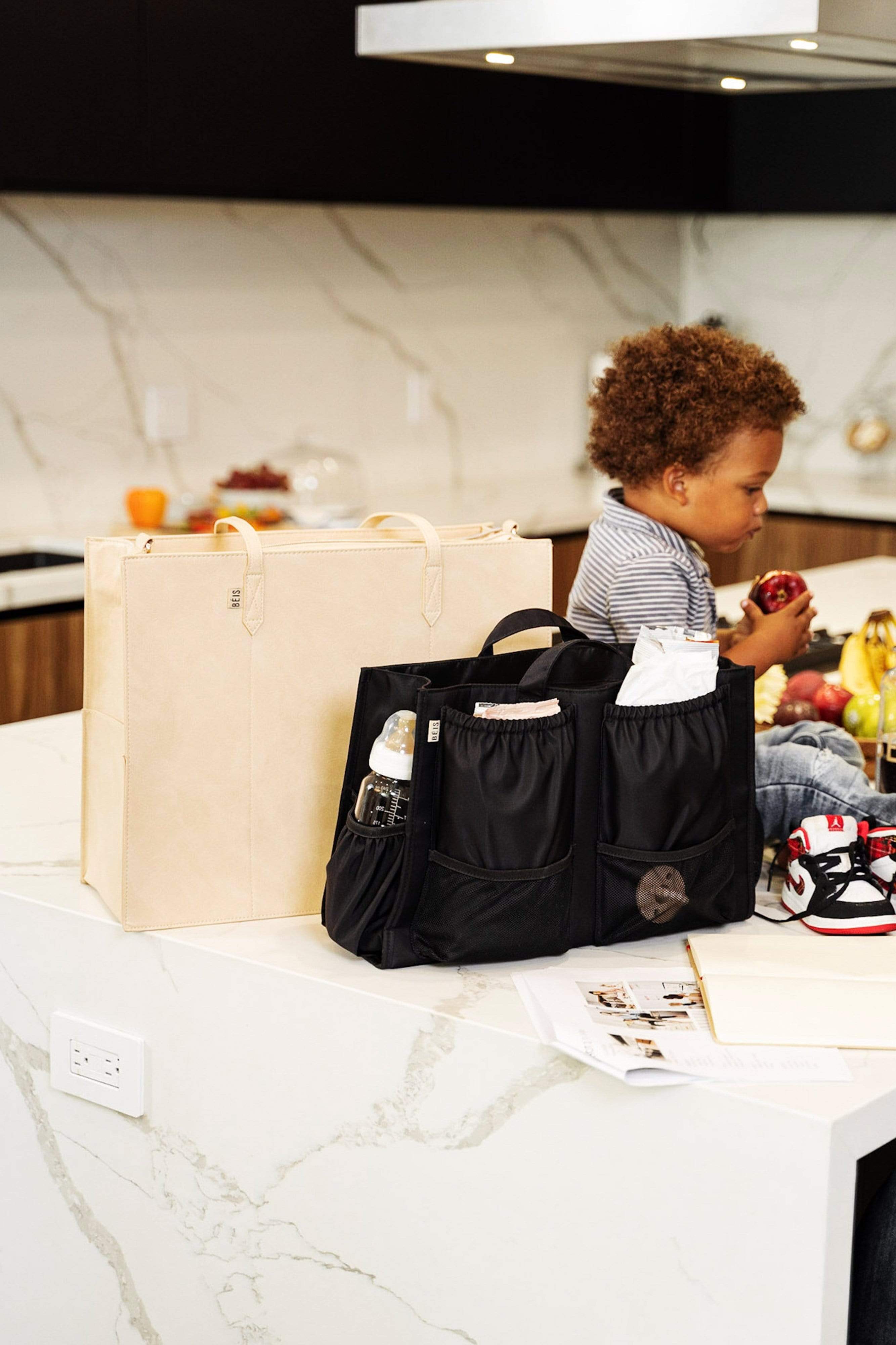 Premium Tote Bag Insert Organizer - Perfect for Handbags, Diaper Bags & Travel Accessories | Multi-Pocket Storage Solution for Women