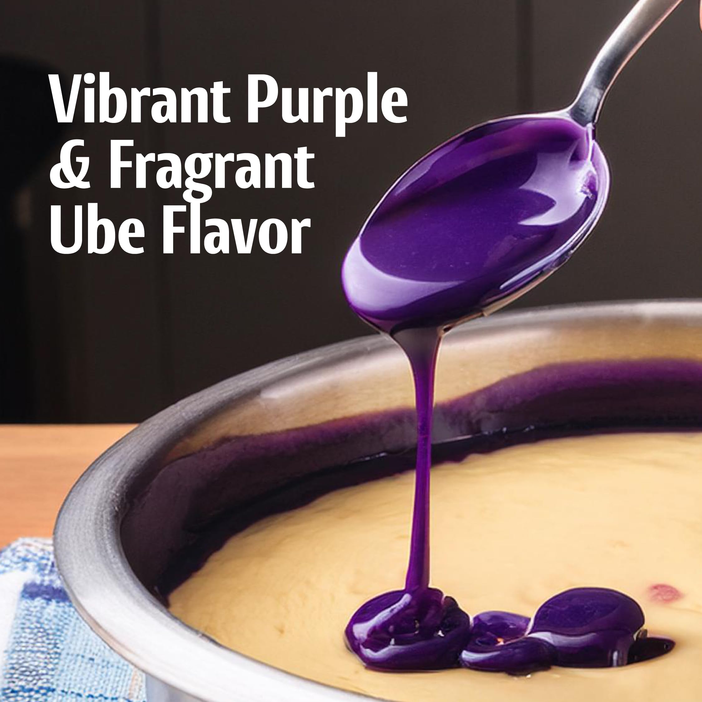 Jans Sweet Cow Ube Flavored Sweetened Condensed Creamer - 13.4oz (Pack of 2) - Purple Yam Milk for Baking, Cooking, Coffee & Desserts - Perfect for Ube Cake, Halo-Halo & Filipino Desserts