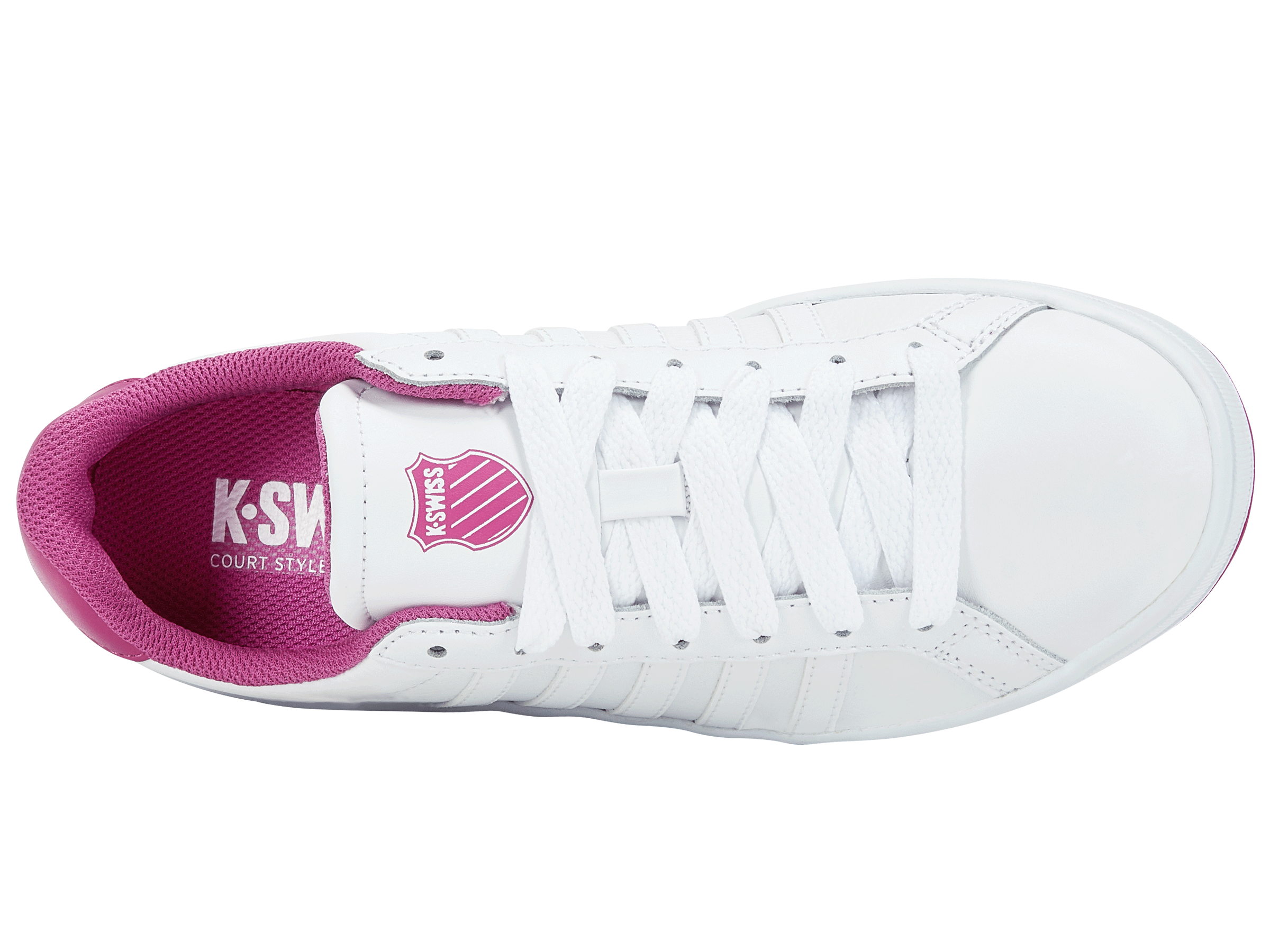 Nike Court Tiebreak Tennis Shoes 165 M - White/Festival Fuchsia | Women's Lightweight Tennis Sneakers for Court & Casual Wear