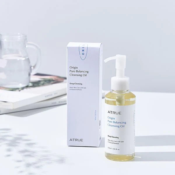 ATRUE Pure Balancing Cleansing Oil 150ml - Gentle Makeup Remover & Deep Facial Cleanser for All Skin Types | Perfect for Daily Skincare Routine & Travel