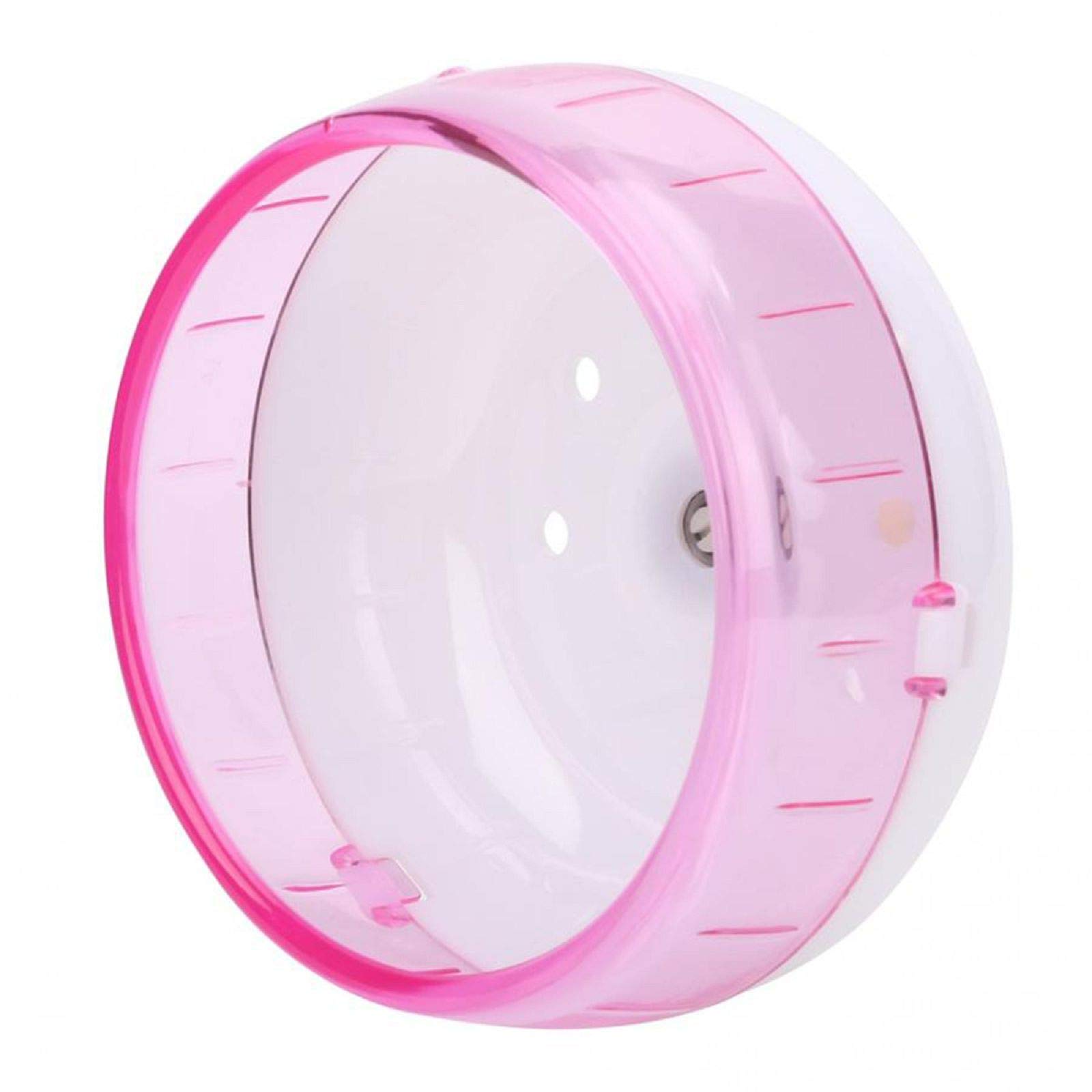 Xinapy 4.7in Silent Hamster Exercise Wheel - Quiet Plastic Running Wheel for Hamsters, Gerbils & Small Pets - Perfect for Nighttime Use in Cages & Habitats