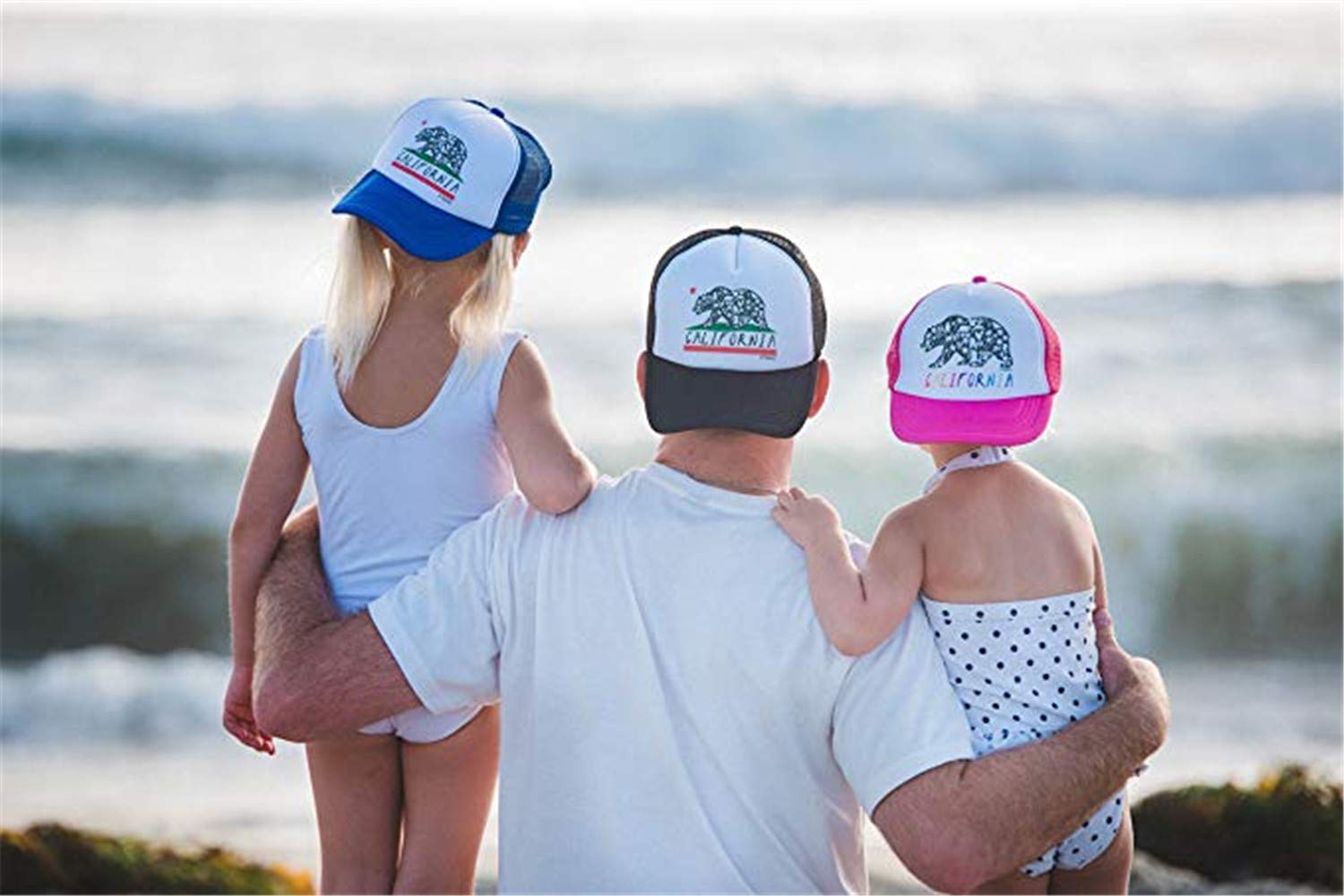 Custom Funny Kids 2-Tone Mesh Snapback Hats for Boys & Girls - Personalized Trucker Caps with Picture & Text - Perfect for Playdates, Birthday Parties & Outdoor Activities