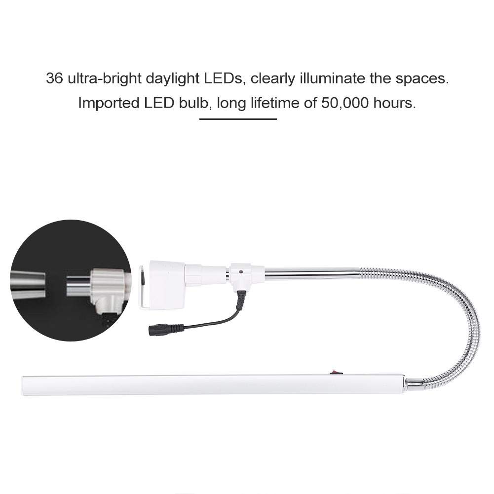Ultra Slim LED Desk Lamp with 360° Rotation Metal Arm - 3 Lighting Modes, Eye-Protecting Book Light for Salon, Office, Bedroom & Reading (Clamp Design) | Perfect for Studying, Working & Makeup Application
