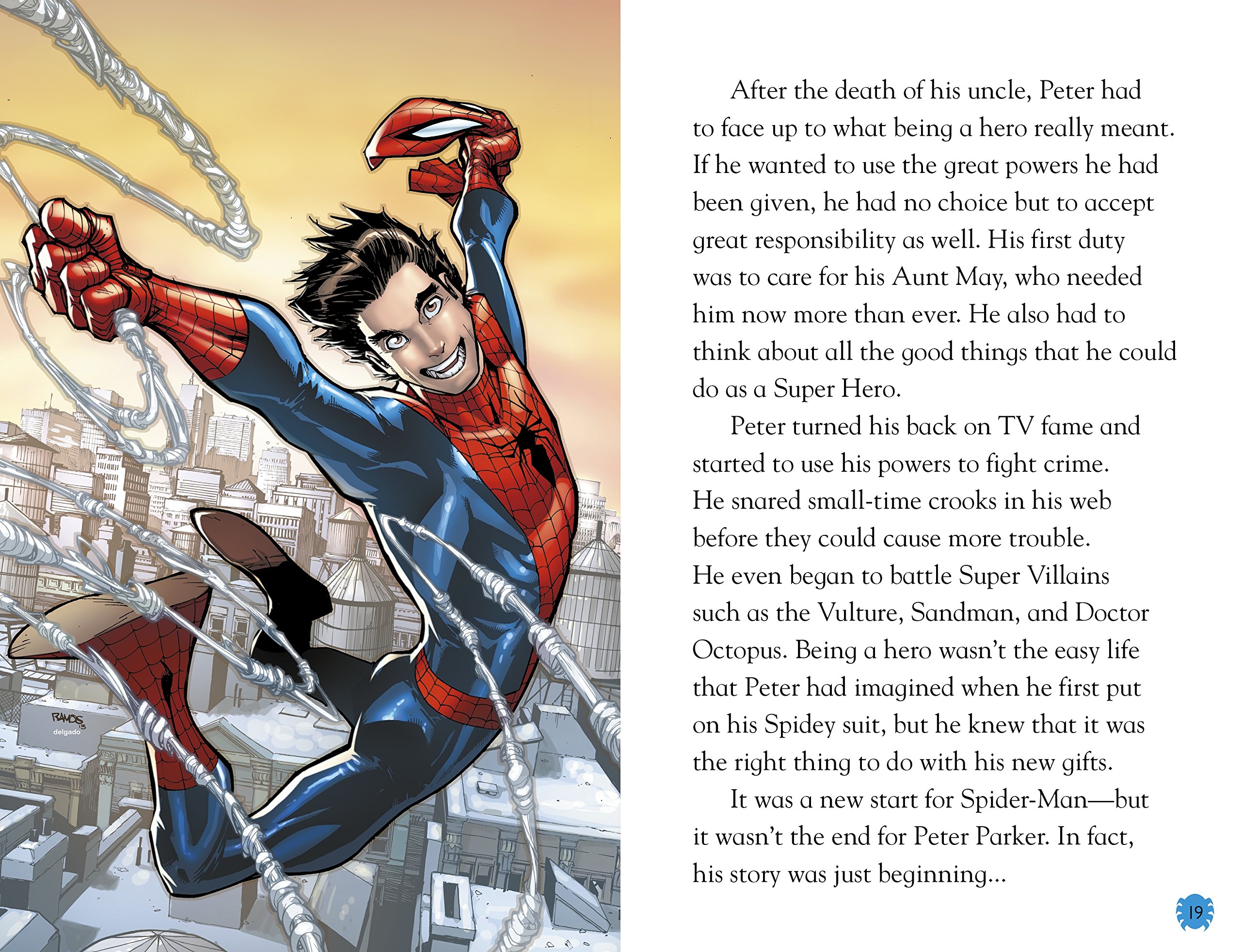 DK Adventures: Marvel's Spider-Man - The Web-Slinger's Epic Battles | Superhero Action Book for Kids & Teens | Perfect for Bedtime Reading & Marvel Fans Collection