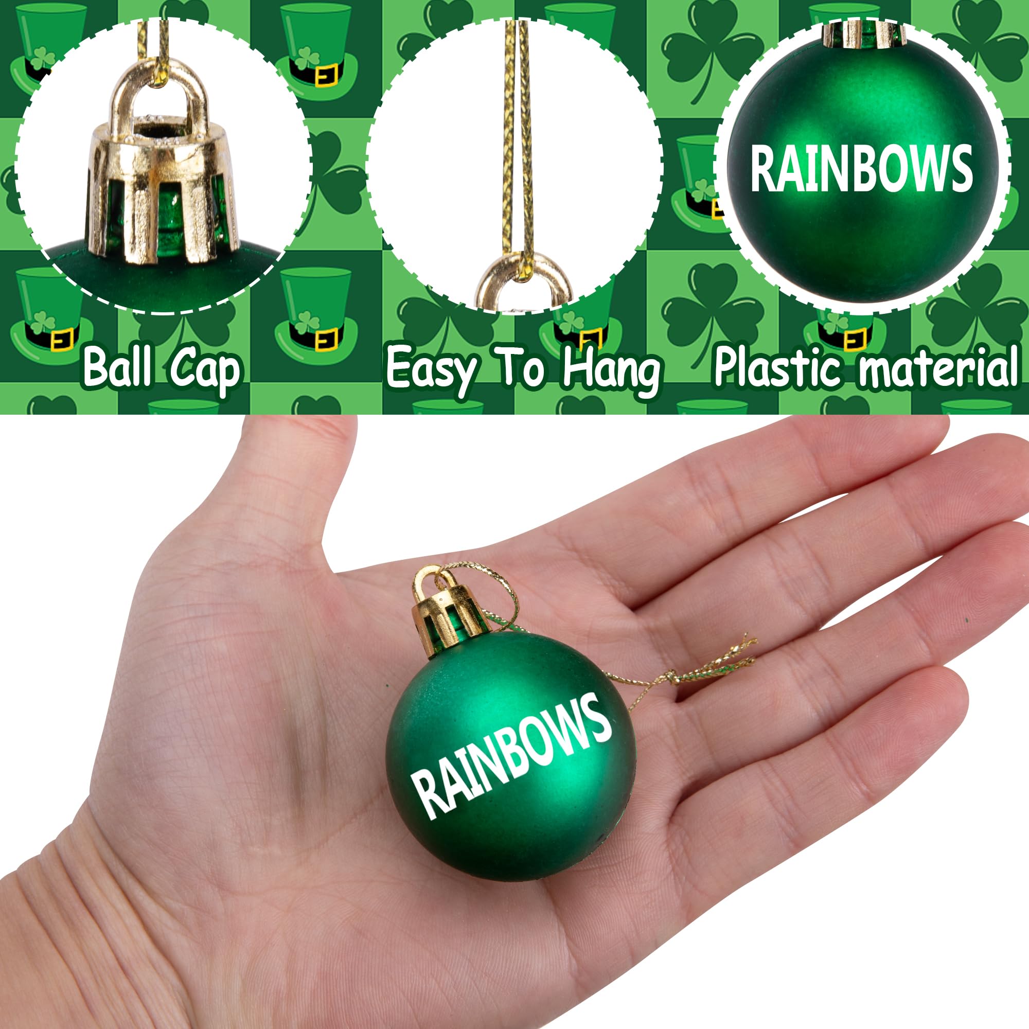 24 Pcs St. Patrick's Day Hanging Ornaments - 1.6