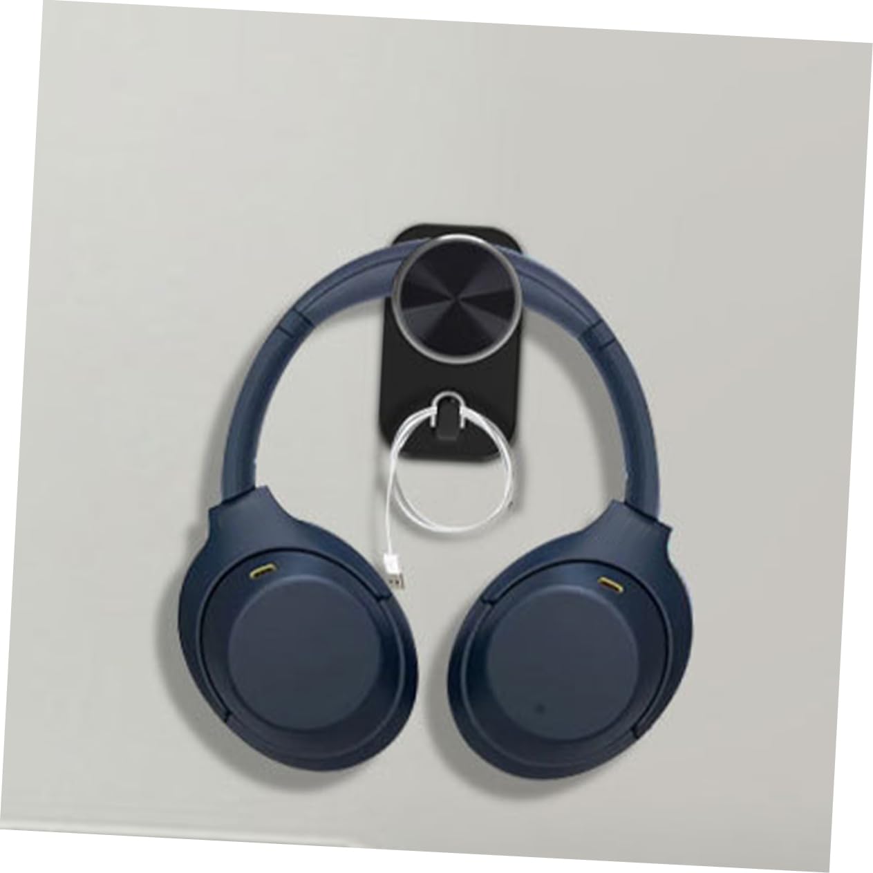 Universal Headphone Hanger Stand - Wall Mounted Headset Holder with Sturdy Design & Easy Assembly (Black) - Perfect for Home Office, Gaming Setup & Studio Organization
