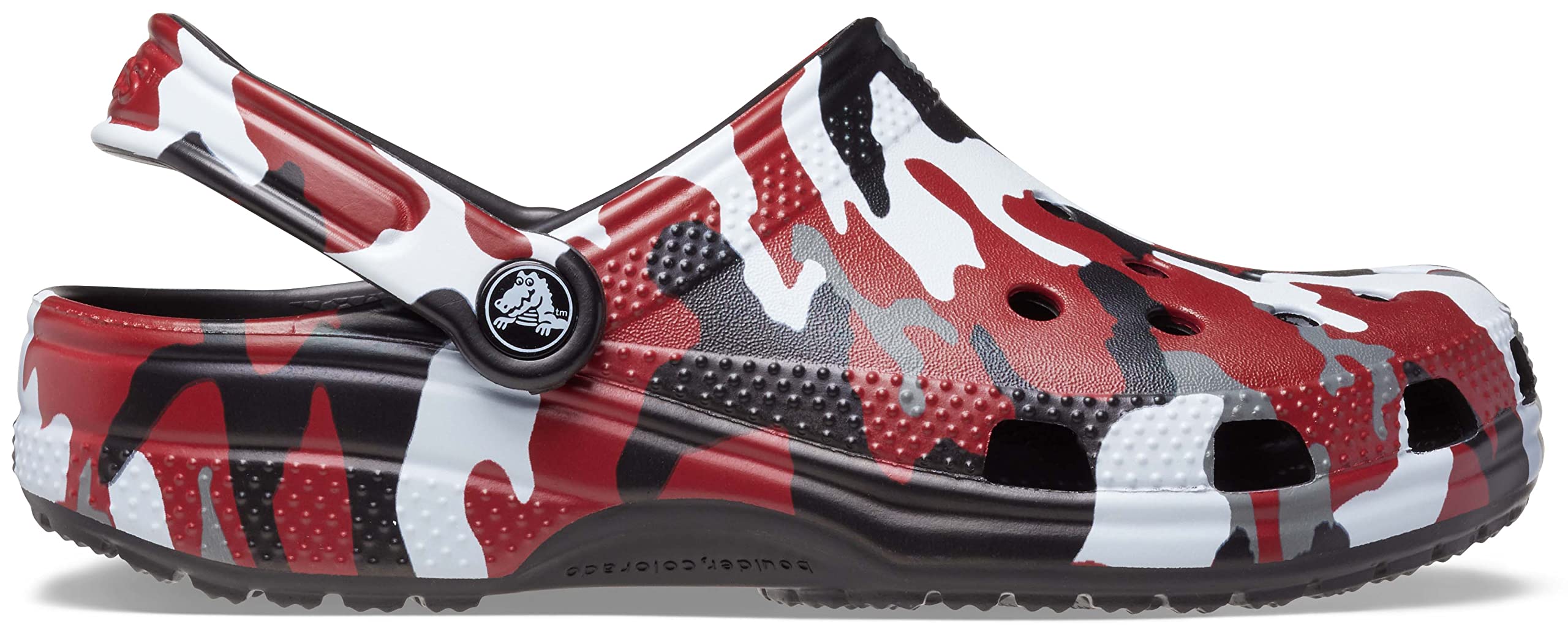 Crocs Unisex-Adult Classic Camo Print Clogs - Comfortable Slip-On Shoes for Men & Women - Perfect for Casual Wear, Gardening & Outdoor Activities