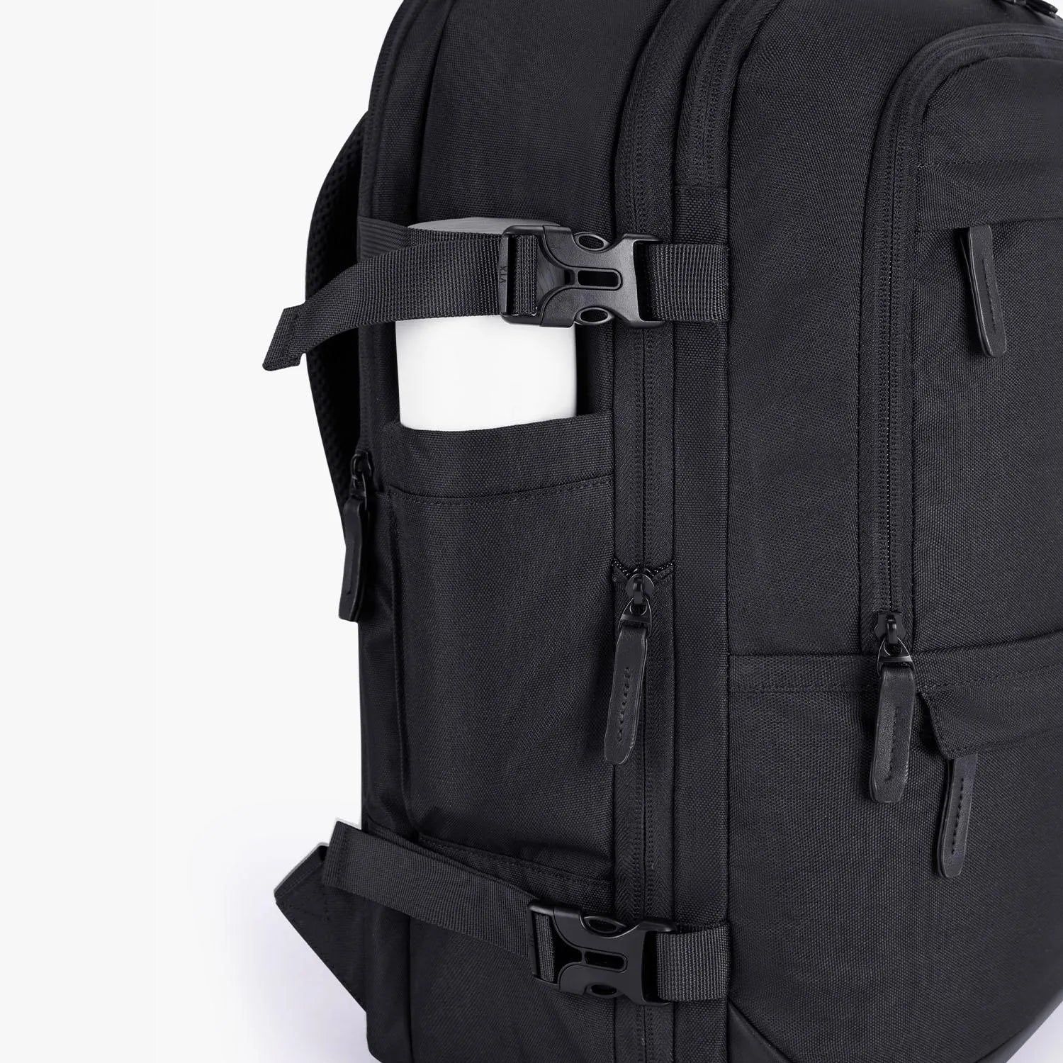 Falco 40L Expandable Airline Approved Carry On Travel Backpack - Waterproof Laptop Backpack for Business Travel, Weekend Trips & Commuting