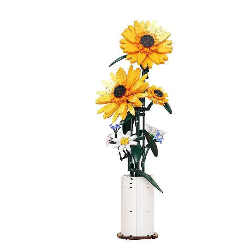 QIZHILE 92039 Sun Flower - Beautiful Artificial Sunflower Decor for Home, Wedding, Party & Office | Perfect for DIY Crafts, Centerpieces & Floral Arrangements