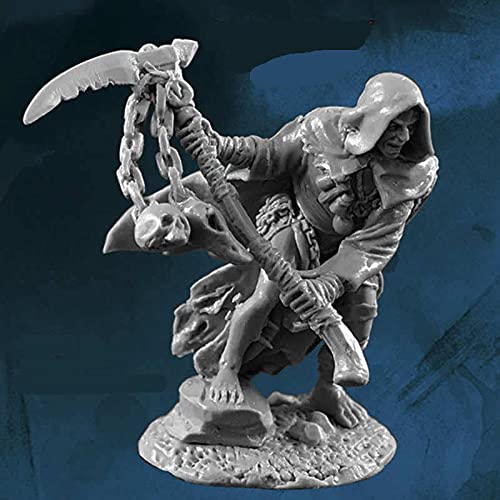 Luladja Rotten Necromancer 28mm Heroic Scale Unpainted Miniature Figure Kit - Perfect for Tabletop RPGs, War Games & Fantasy Collectors