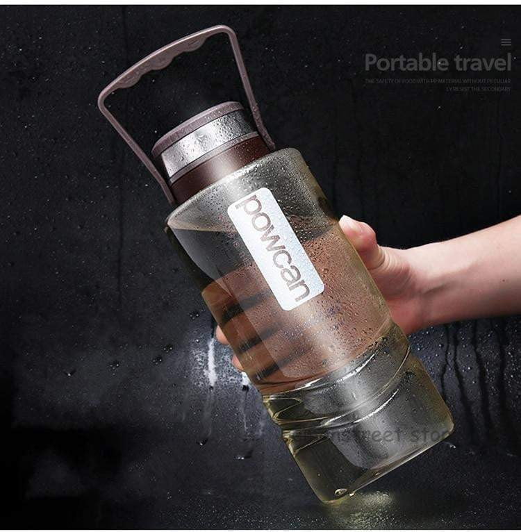 POWCAN Large Capacity Water Bottle 1000ML 1500ML 2000ML - BPA Free, Leak Proof, Insulated Stainless Steel Sports Bottle for Gym, Hiking, Camping & Outdoor Activities