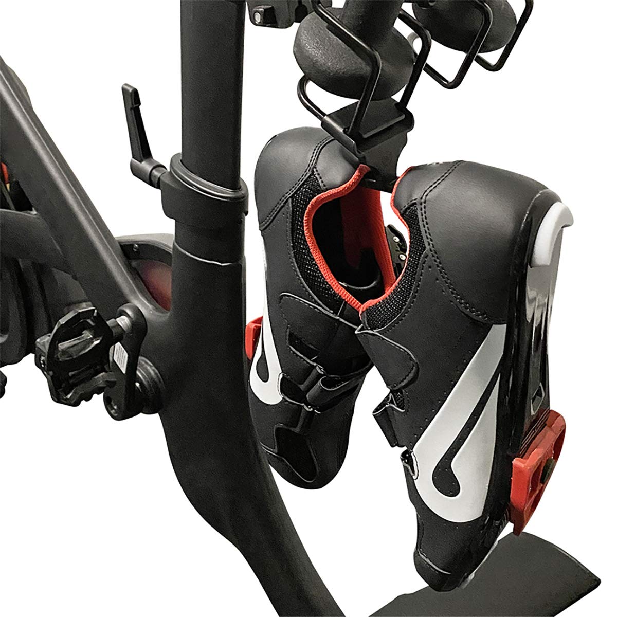 Peloton Bike Shoe Hook Hanger - Durable Shoe Organizer for Cycling Shoes (Not Compatible with Bike+) - Perfect for Home Gym Storage & Wall Mounted Bike Accessories