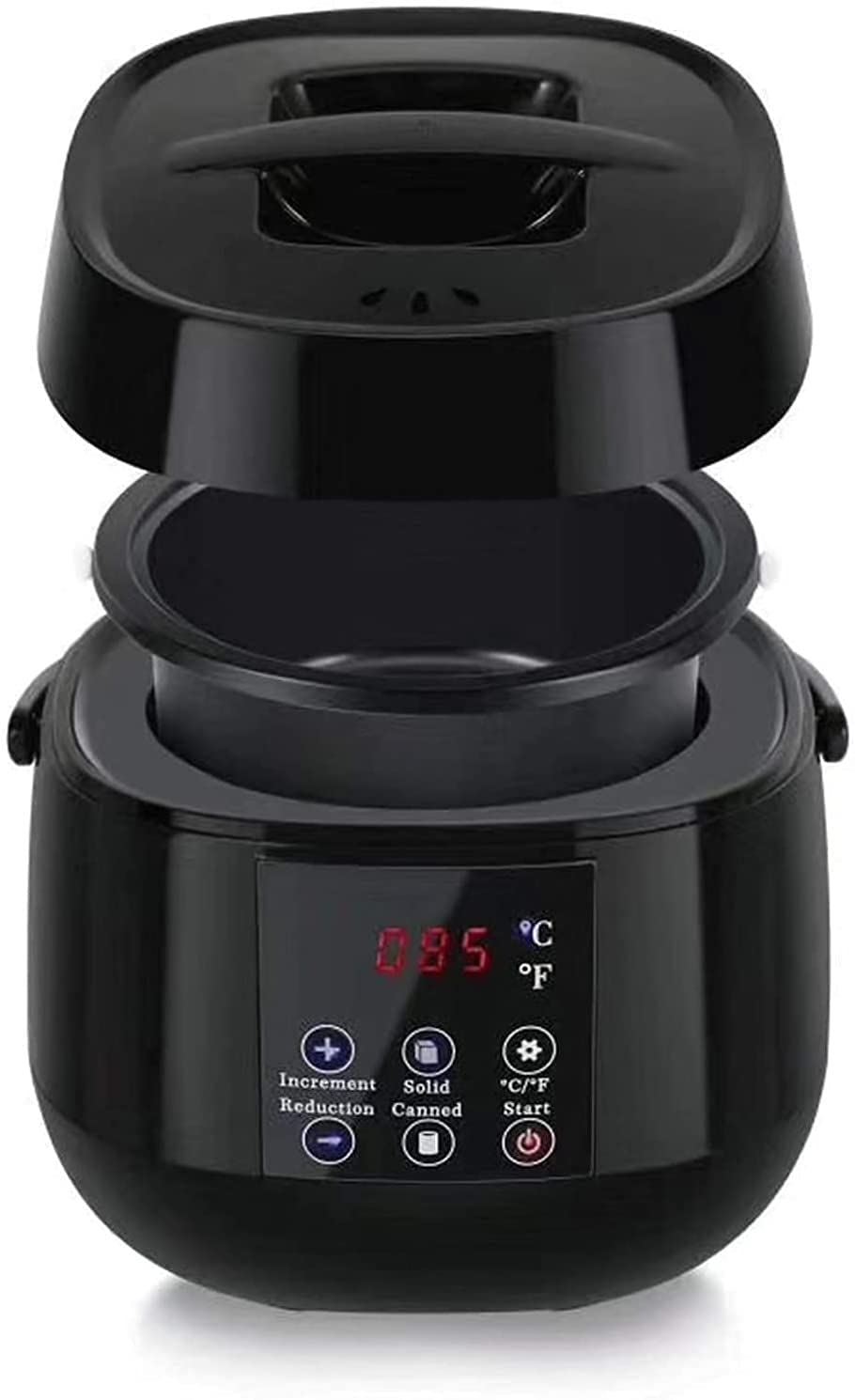 Feiyx Professional Wax Warmer for Hair Removal - 500ML LED Display Wax Heater with Adjustable Temperature & Bottom Heating Technology | Perfect for Salon, Spa, and At-Home Waxing Treatments | Hot Wax Melts for Smooth Skin