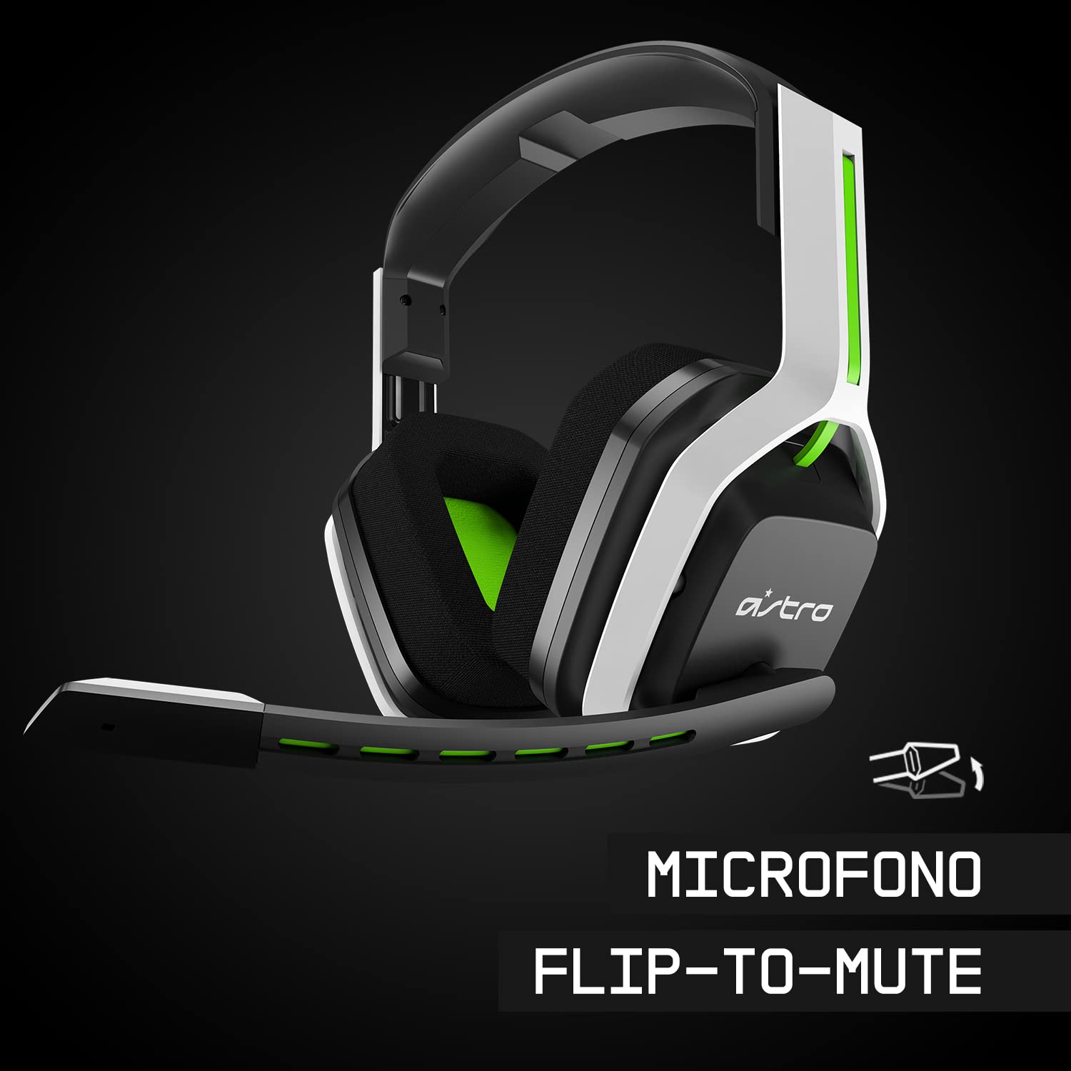 ASTRO Gaming A20 Wireless Gen 2 Headset for Xbox Series X|S, Xbox One, PC & Mac - White/Green - Perfect for Gaming, Streaming & Online Chat