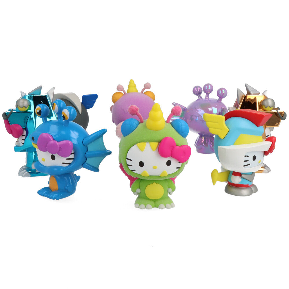 Hello Kitty Kaiju Mini Series Collectible Figures - Cute Kawaii Monster Toys for Kids & Anime Fans - Perfect for Display, Gifts & Pop Culture Collections
