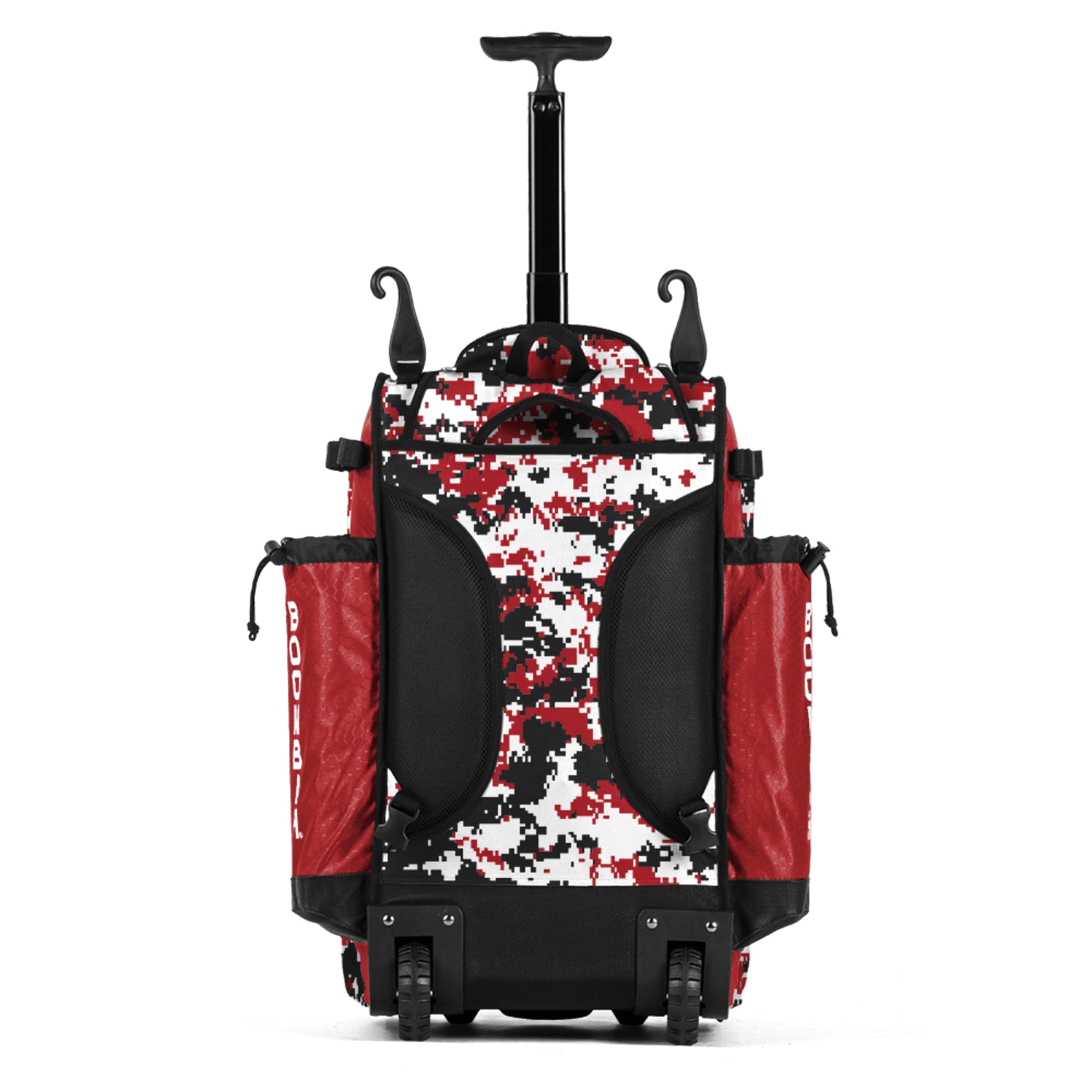Boombah Catchers Superpack Hybrid Rolling Digital Camo Bat Bag - Wheeled & Backpack Baseball Equipment for Players & Coaches - Perfect for Travel, Games & Practice (Multiple Colors Available)