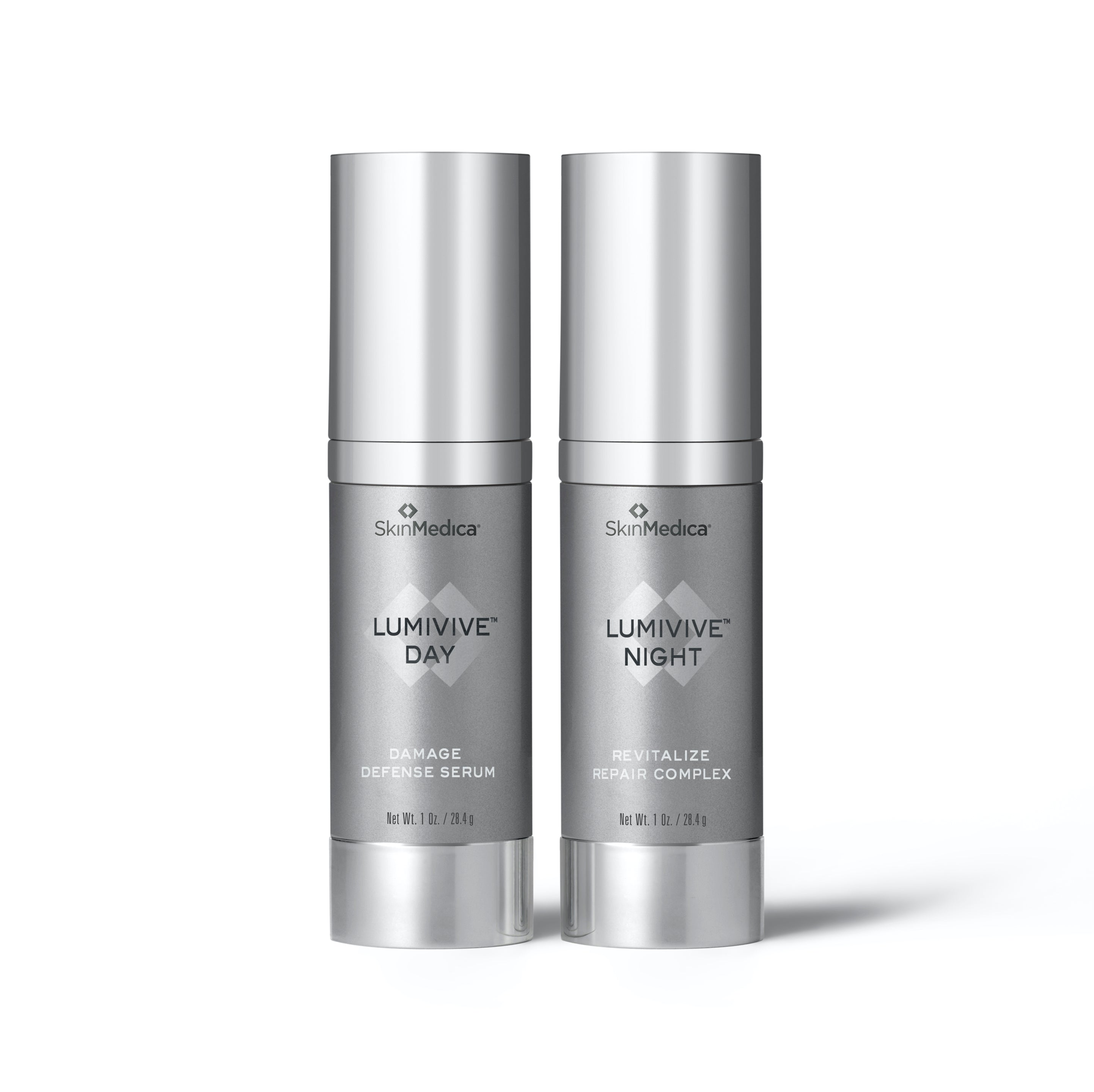 SkinMedica LUMIVIVE System - Day & Night Antioxidant Defense for Healthy Skin | Dermatologist-Recommended Skincare Routine for UV Protection & Environmental Damage Repair