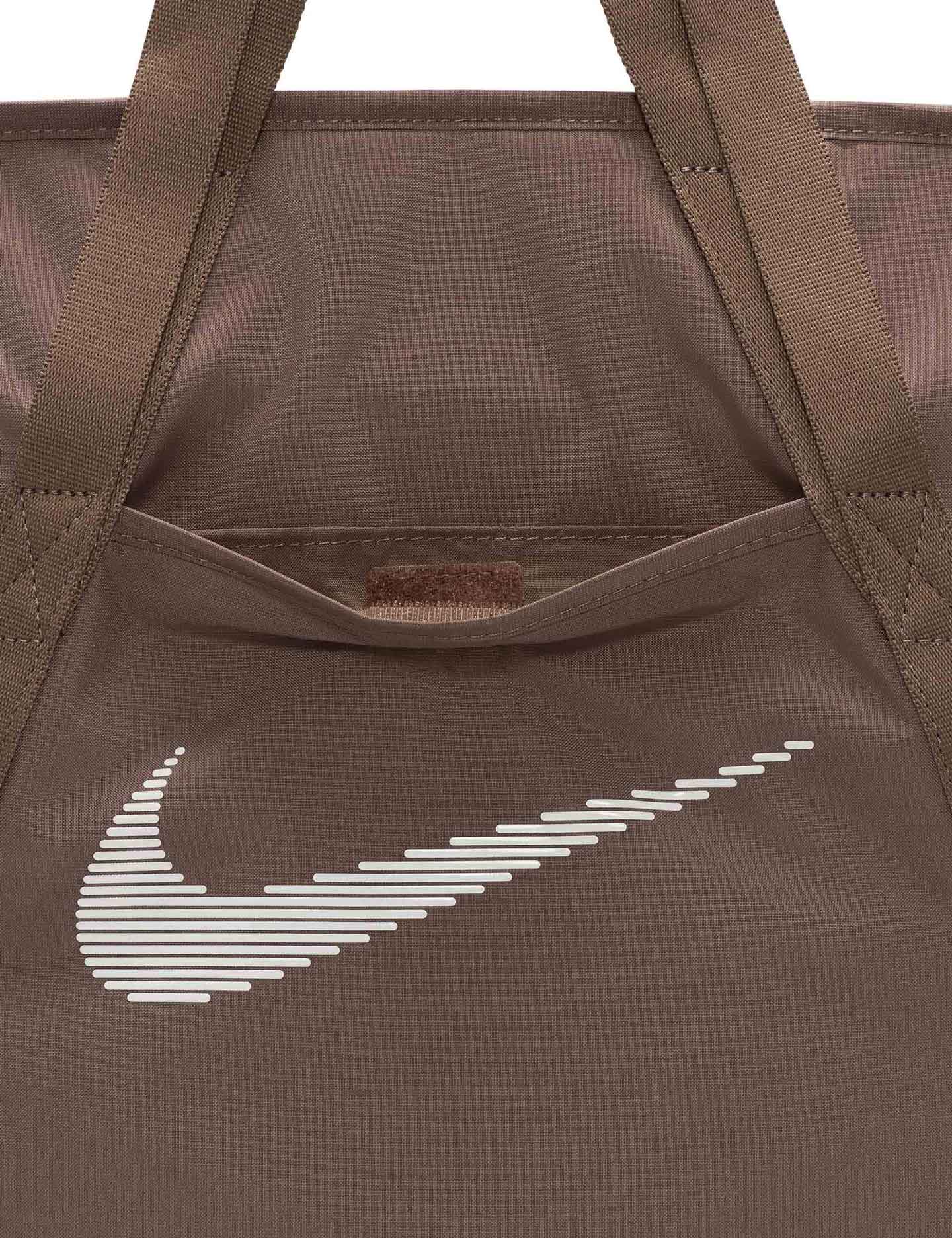Premium Gym Tote Bag - Mink Brown & White Color - Perfect for Workouts, Yoga, Travel & Beach Essentials