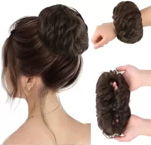 BOXO Dark Brown Bridal Juda Hair Extensions for Women & Girls – Natural-Looking Hair Accessories for Weddings, Parties & Special Occasions (Pack of 1)