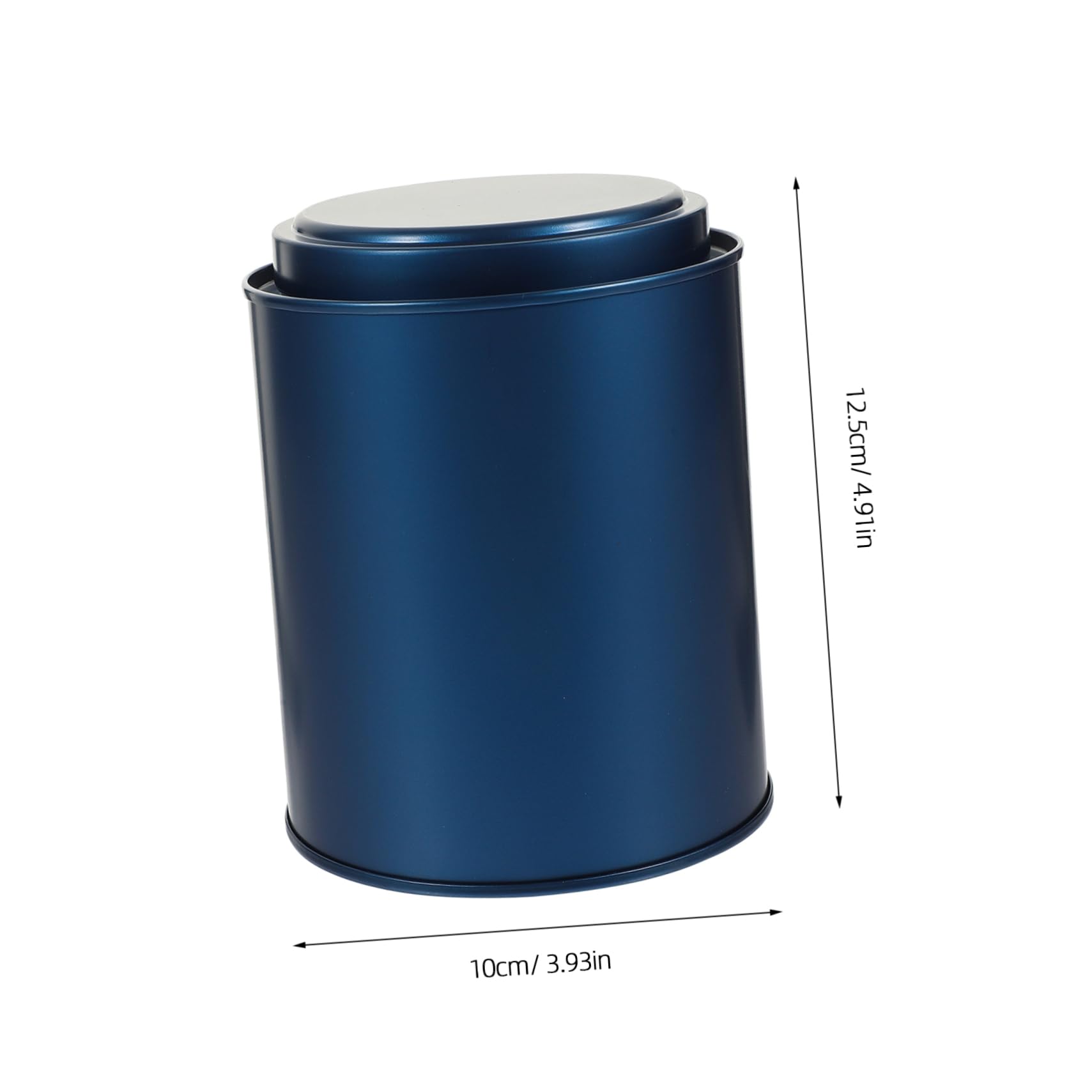 Operitacx Airtight Tea Storage Canister - Tinplate Tea Canister with Seal, Multi-Functional Household Tea Container for Loose Leaf Tea, Coffee, Sugar & Spices - Perfect for Kitchen, Pantry & Office Use