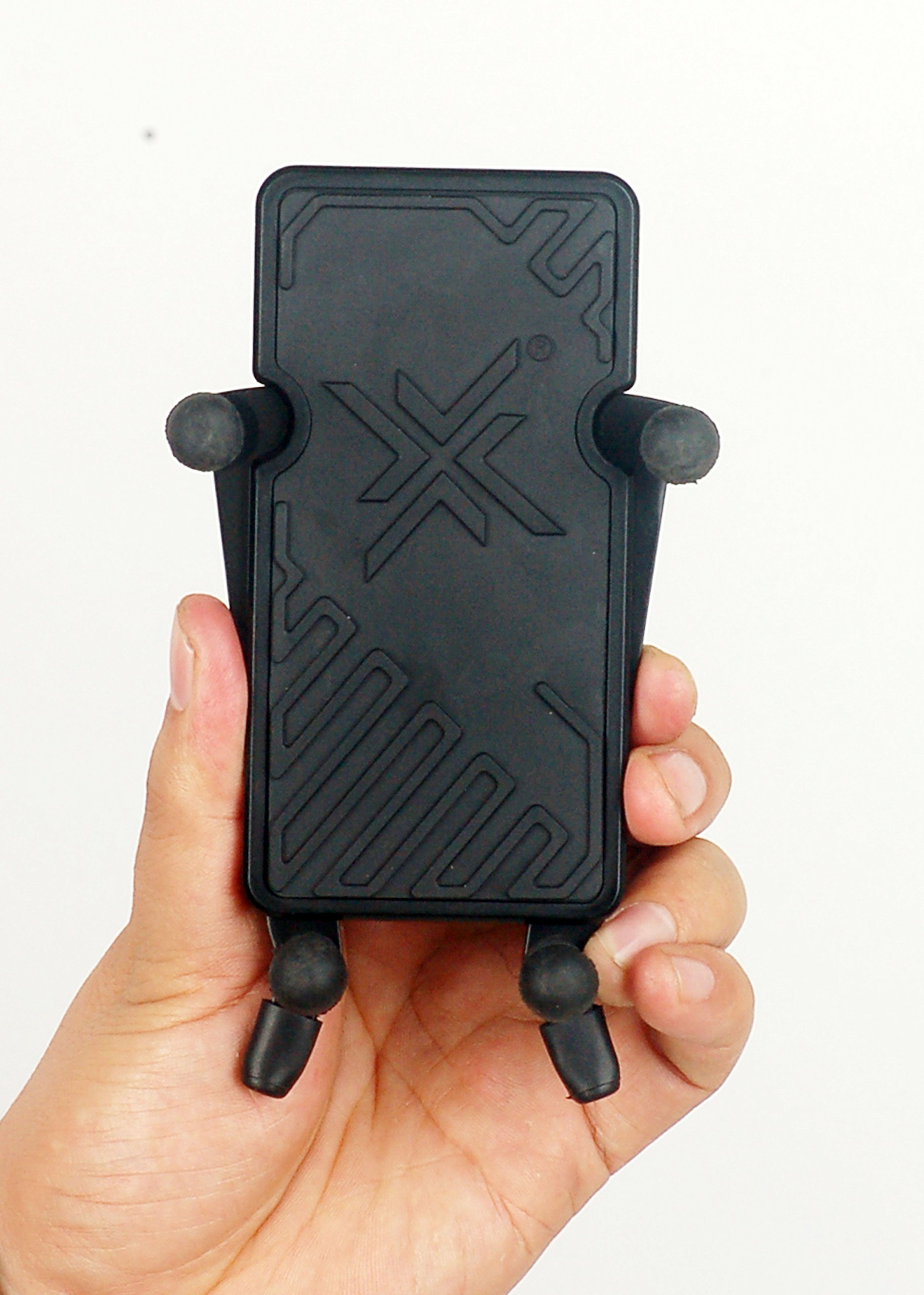 Hamilton KB125EBK Universal Smartphone Car Mount Holder - Adjustable & Secure Phone Stand for iPhone, Samsung, Google Pixel - Perfect for Driving, Commuting & Road Trips (Black)