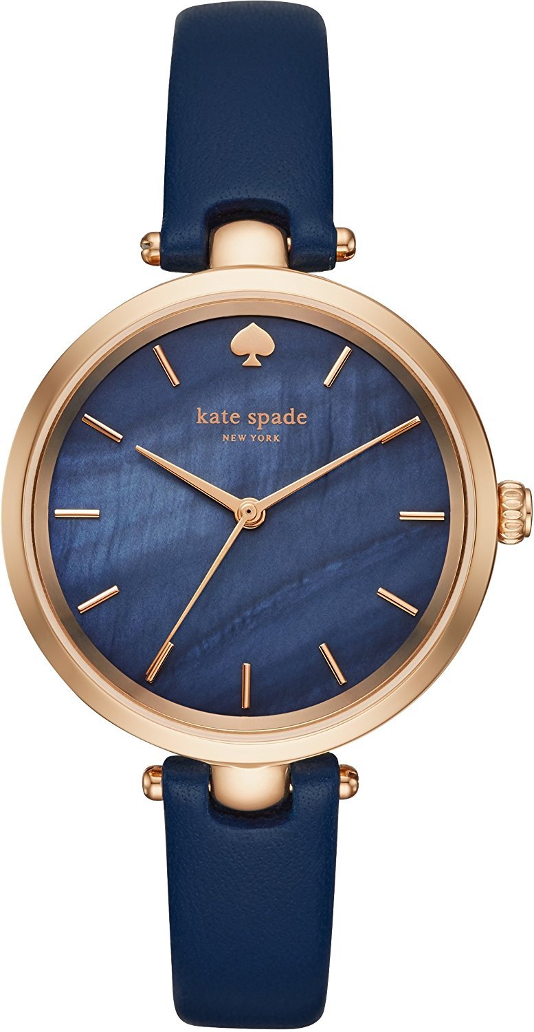 Kate Spade New York Holland KSW1157 Women's Watch - Elegant Rose Gold-Tone Stainless Steel, White Dial, Water Resistant for Everyday Wear & Special Occasions