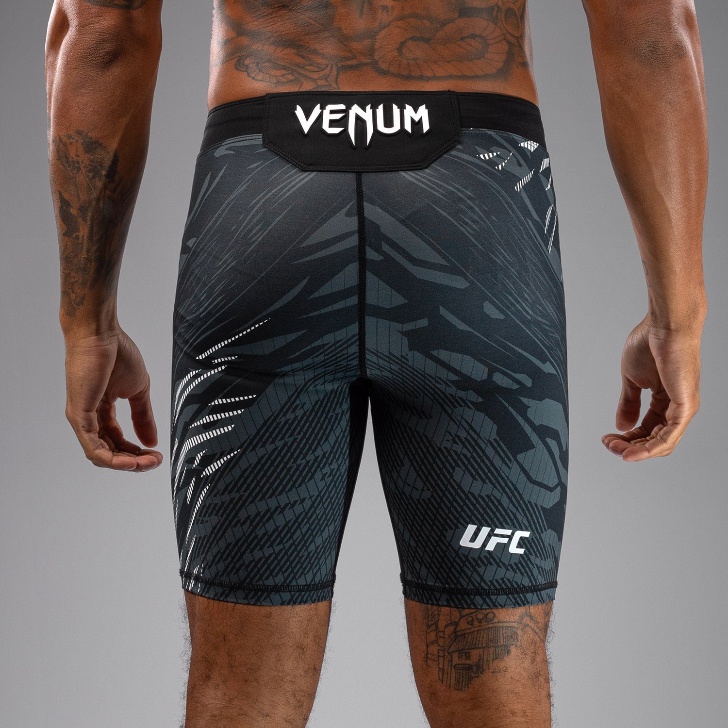 Venum UFC Fusion Authentic Men's Vale Tudo Fight Shorts - Personalized MMA Training & Competition Gear for Fight Night - Black