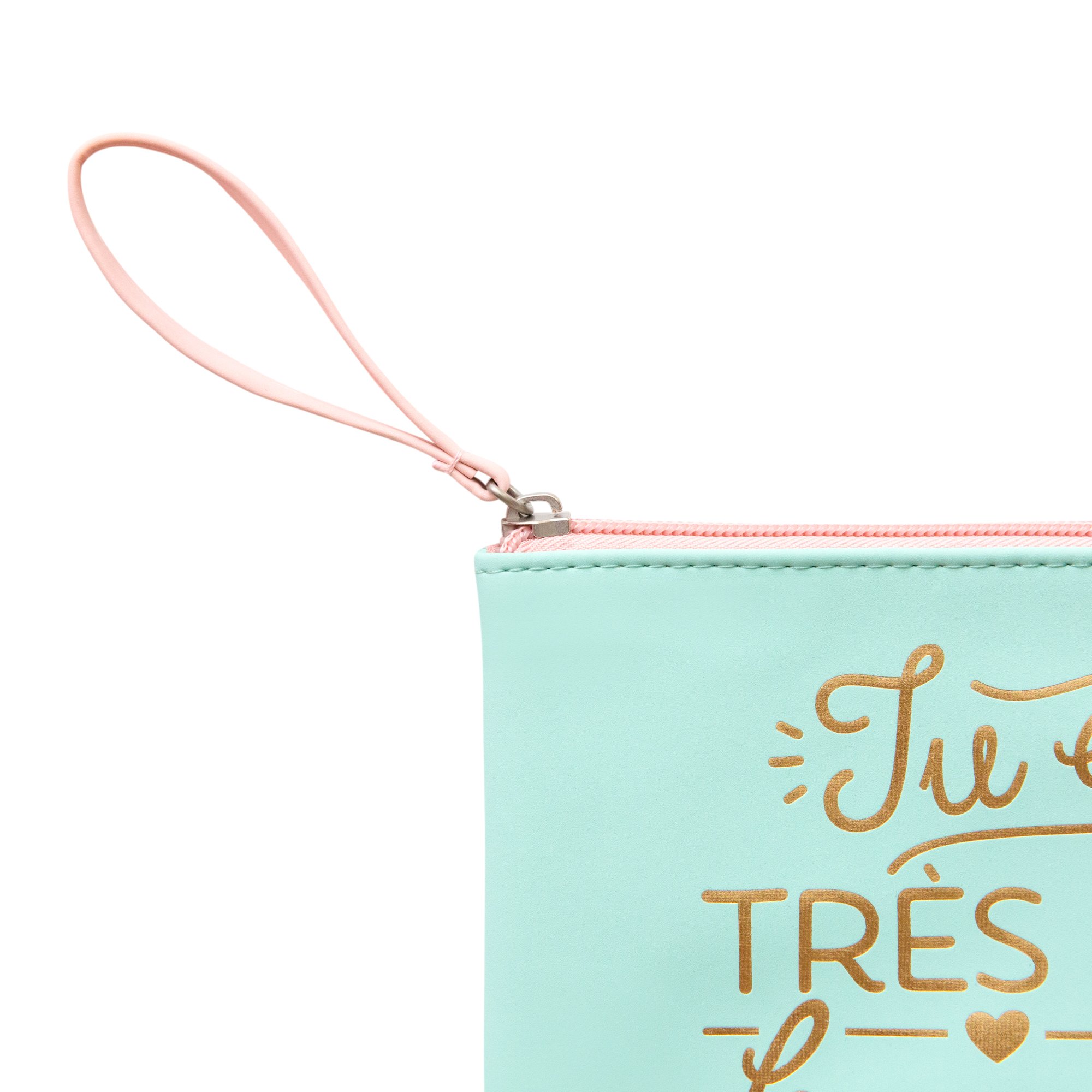 Mr. Wonderful WOA03749FR Waterproof Travel Toiletry Bag - You Are Beautiful Cosmetic Organizer for Women, Perfect Makeup Pouch for Vacation, Gym & Business Trips