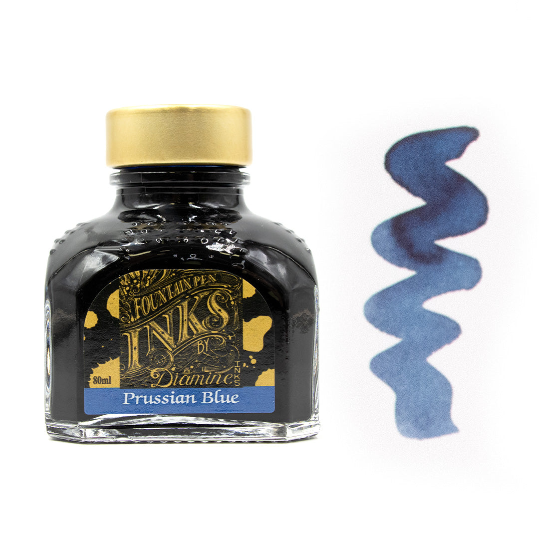 Premium Diamine Ink Bottle 80ml - Vibrant Fountain Pen Ink for Calligraphy, Journaling & Artistic Writing - Smooth Flow & Rich Colors