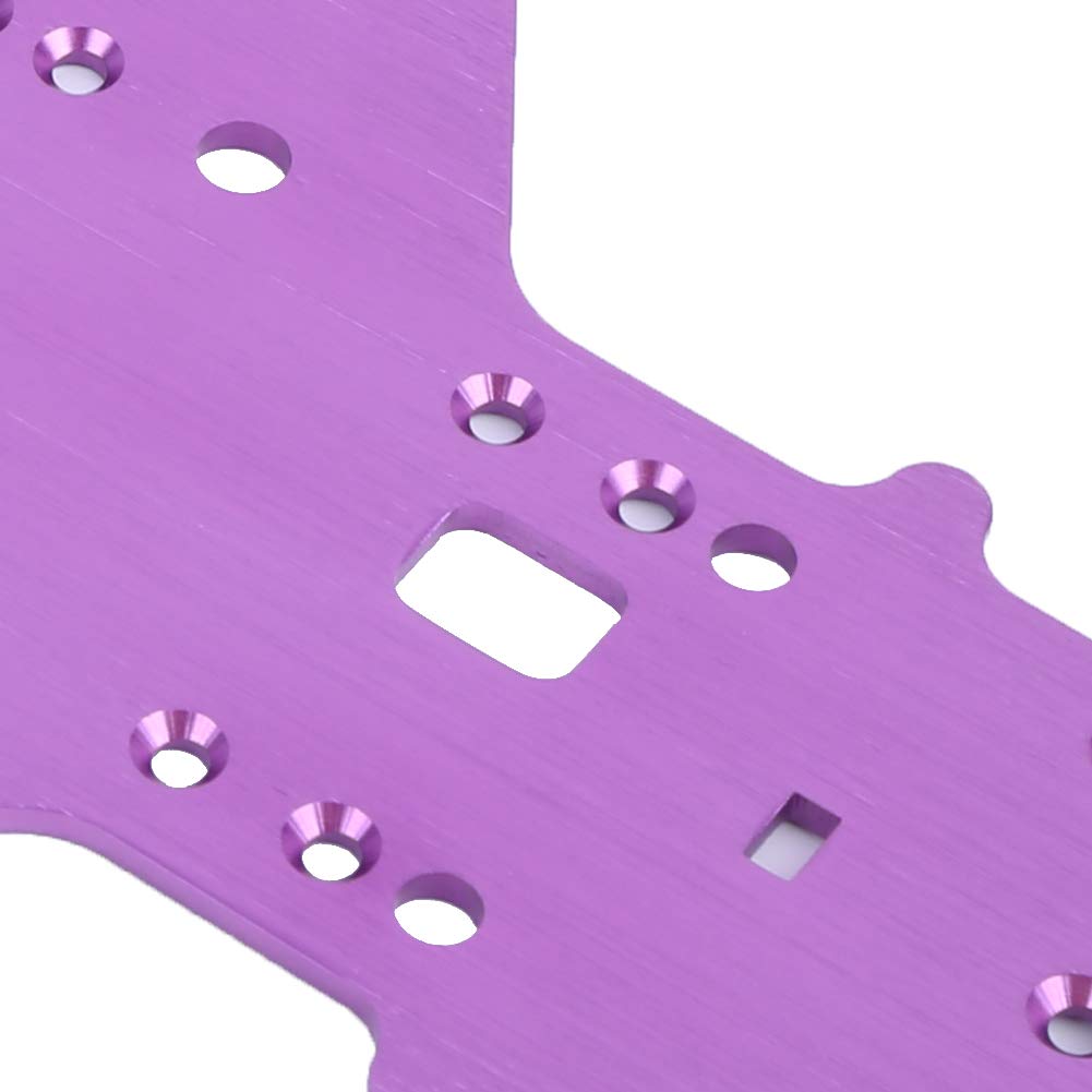 VGEBY CNC Aluminum Alloy RC Car Chassis Replacement Upgrade Parts - Compatible with 03001 RC Car Model | Durable Off-Road Racing & Crawler Chassis for RC Enthusiasts | Perfect for DIY Upgrades & High-Speed RC Racing