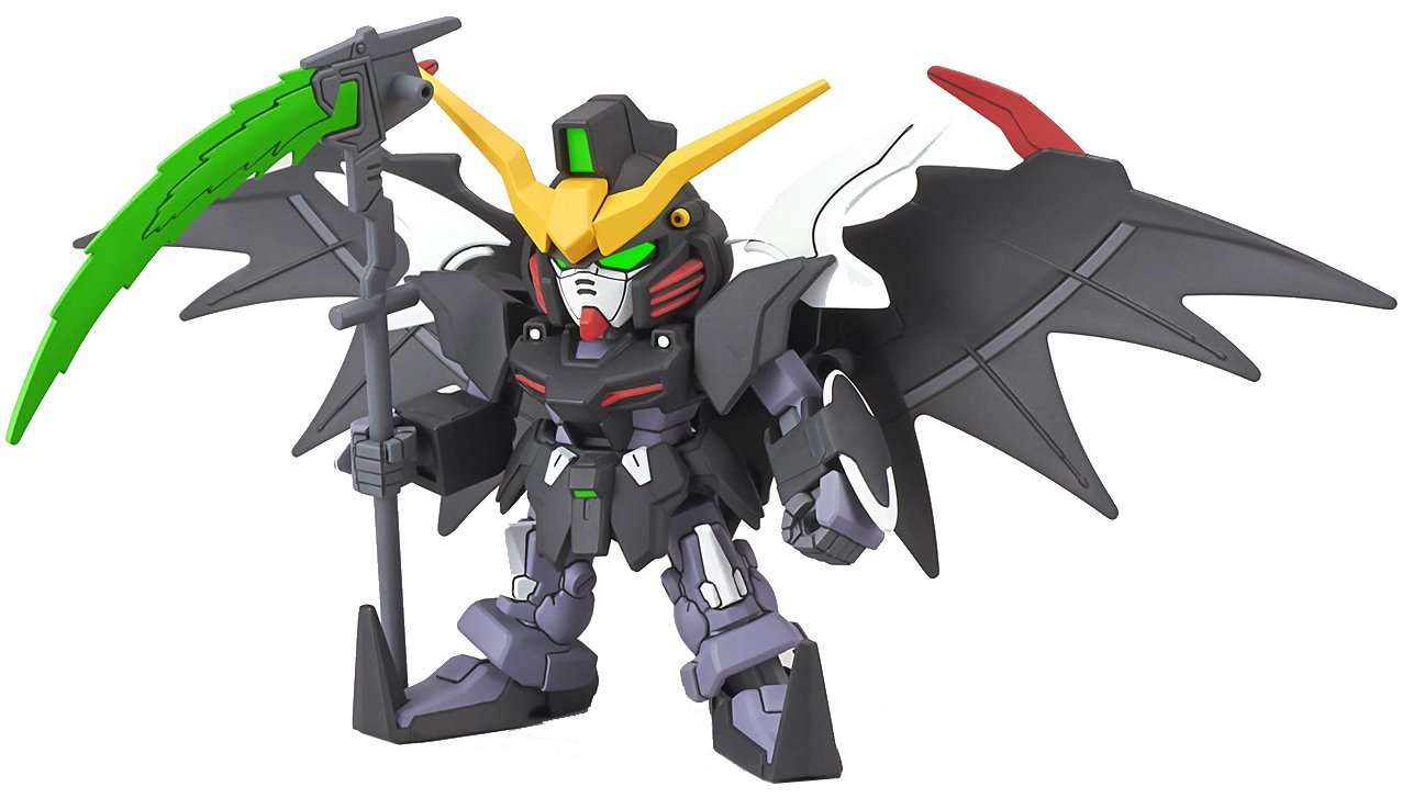 Bandai Hobby SD EX-Standard Gundam Deathscythe Hell EW Action Figure - Gundam Wing Endless Waltz Model Kit for Collectors & Display | Perfect for Anime Fans, Gundam Enthusiasts & Home Decor