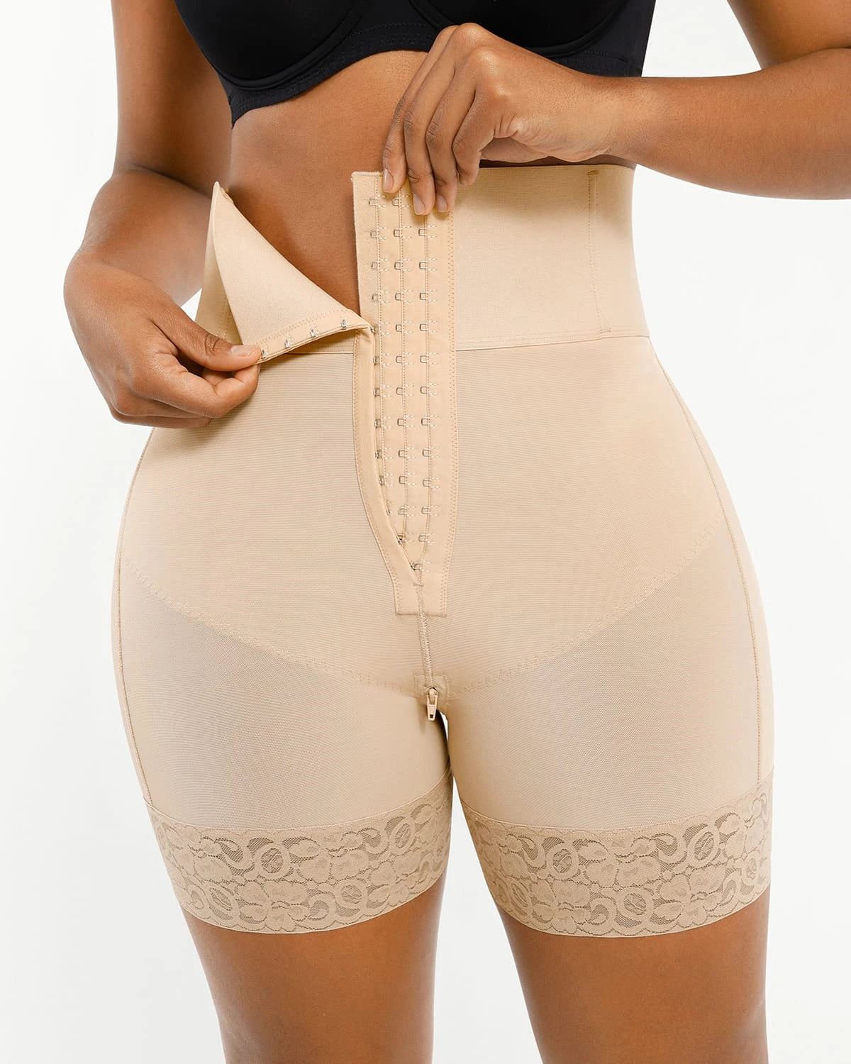 AirSlim® Boned Sculpt High Waist Shorts for Women - Tummy Control Shapewear - Perfect for Workout, Yoga & Everyday Wear