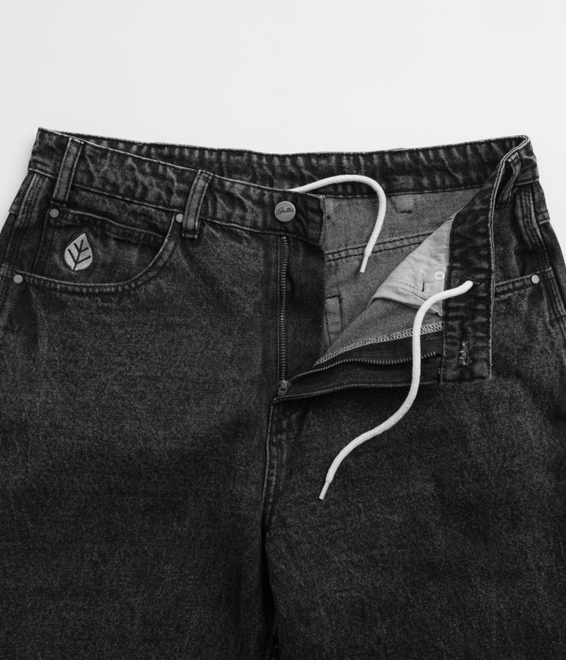 Butter Goods Weathergear Jeans - Faded Black Denim Pants for Men | Durable & Stylish for Outdoor Activities & Casual Wear