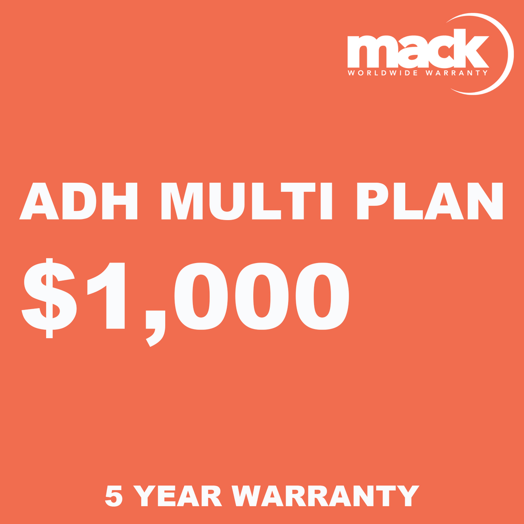 MACK 5-Year ADH Multi-Plan Warranty for Electronics Under $1000 | Protection for Laptops, Phones & Tablets | Perfect for Students, Professionals & Home Use