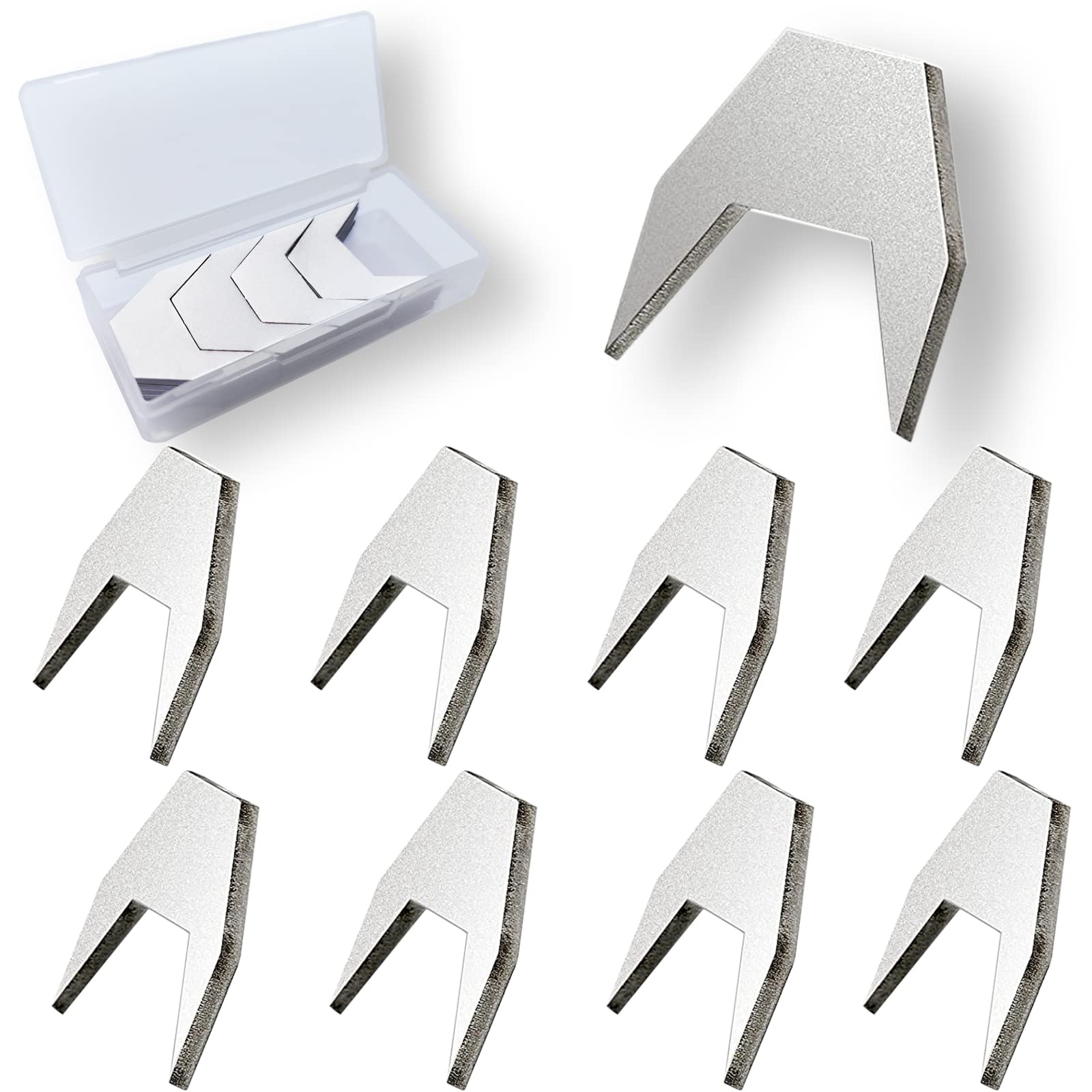 16-Piece Antique Style Metal Drawer Stops - 2-Point Dresser Stoppers, Furniture Hardware Accessories for Smooth Cabinet & Drawer Operation (Perfect for Vintage Dressers, Kitchen Cabinets & Office Furniture)