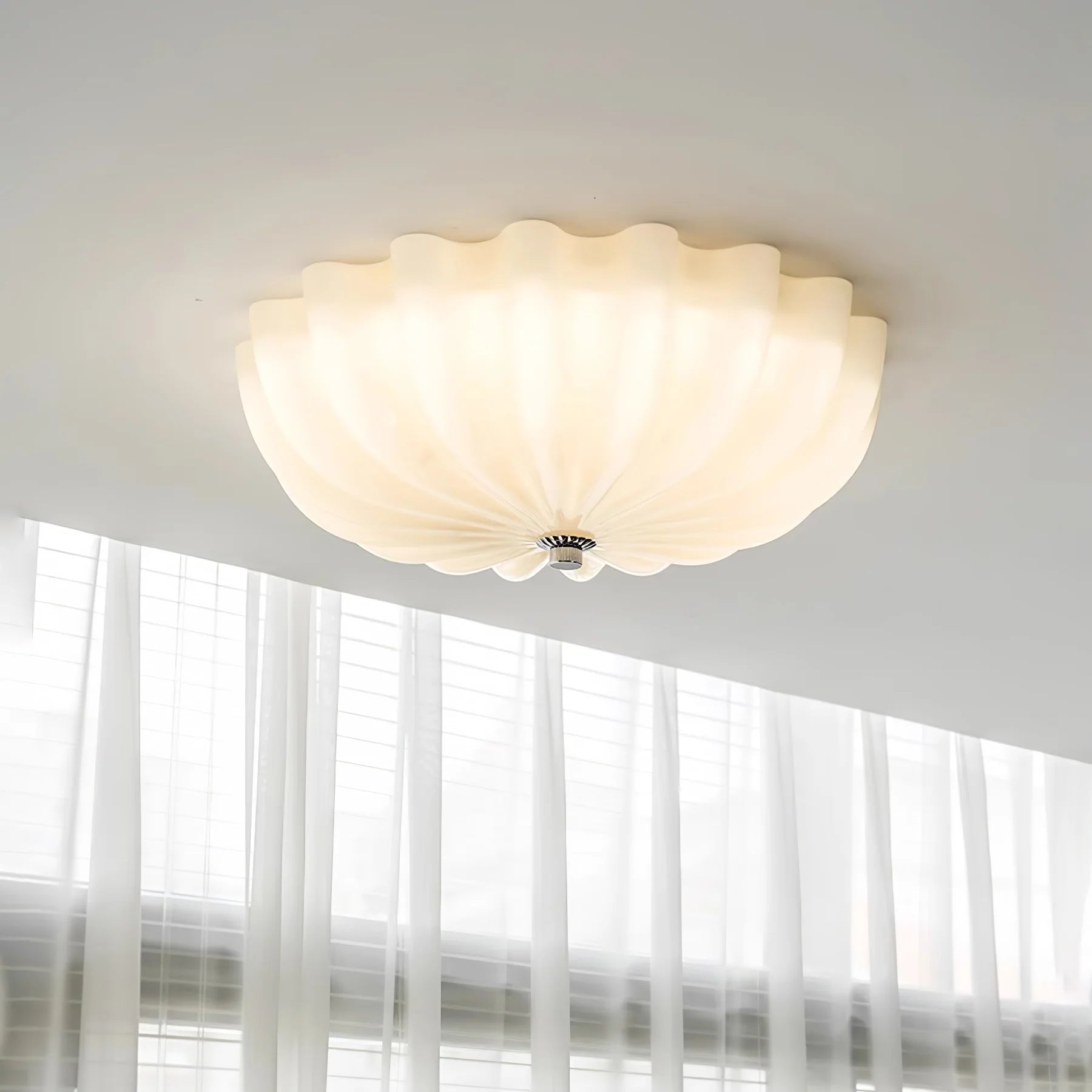 Modern Oman Glass Ceiling Light Fixture - Elegant Crystal Chandelier for Living Room, Bedroom & Dining Room Lighting - Perfect for Home Decor & Interior Design
