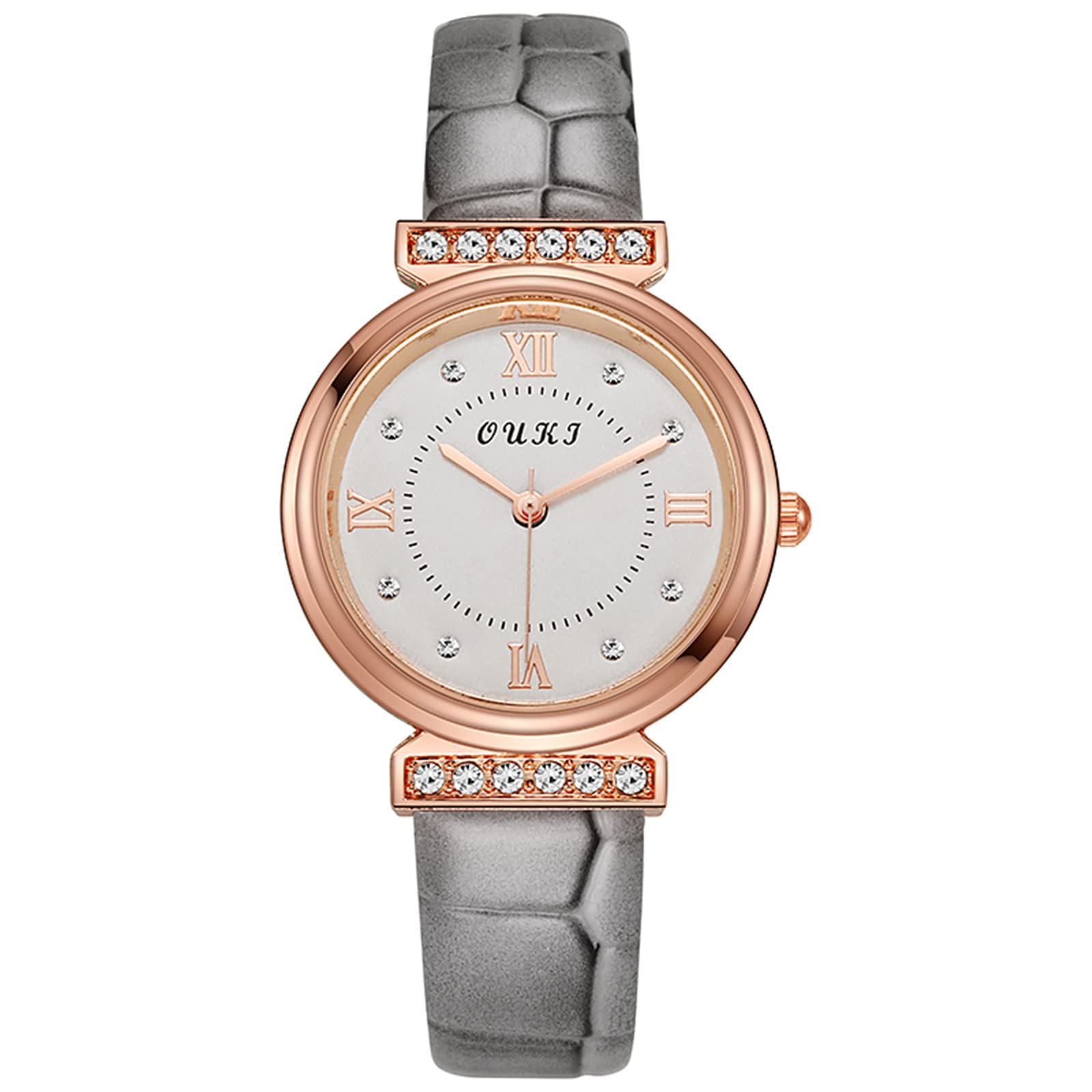 Elegant Minimalist Women's Leather Strap Watch - 38mm Slim Quartz Analog Dial - Perfect for Office, Dating & Everyday Fashion Accessories