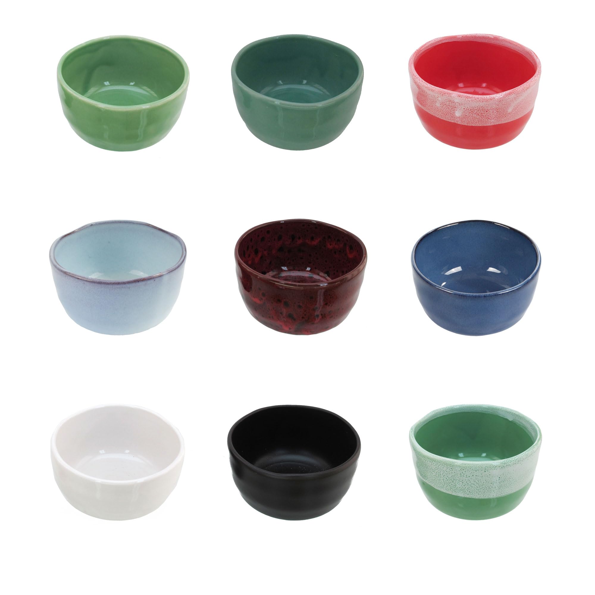 Premium Matcha Tea Bowl - Handcrafted BambooMN Traditional Japanese Tea Set, Shimmering Blue Ceramic (1 Piece) - Perfect for Tea Ceremonies, Zen Meditation & Home Decor