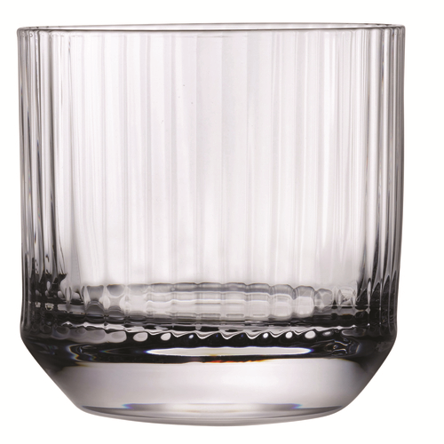 Nude Big Top 9.25 Oz Double Old Fashioned Glass Set - 24 Pack / Case - Perfect for Cocktails, Whiskey, Bourbon & Home Bar Decor