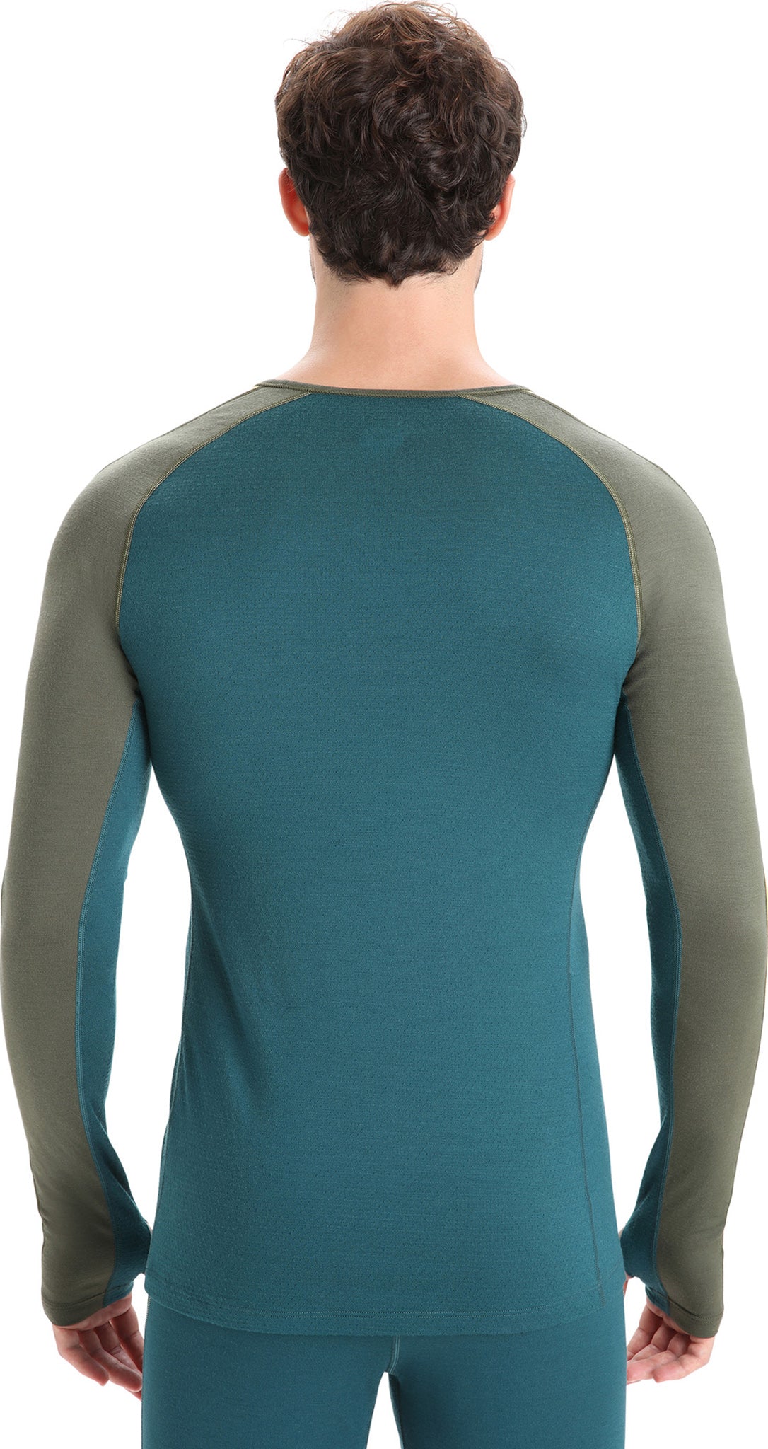 200 ZoneKnit Long Sleeve Crewneck Thermal Top for Men - Warm Winter Base Layer for Outdoor Activities & Cold Weather Sports