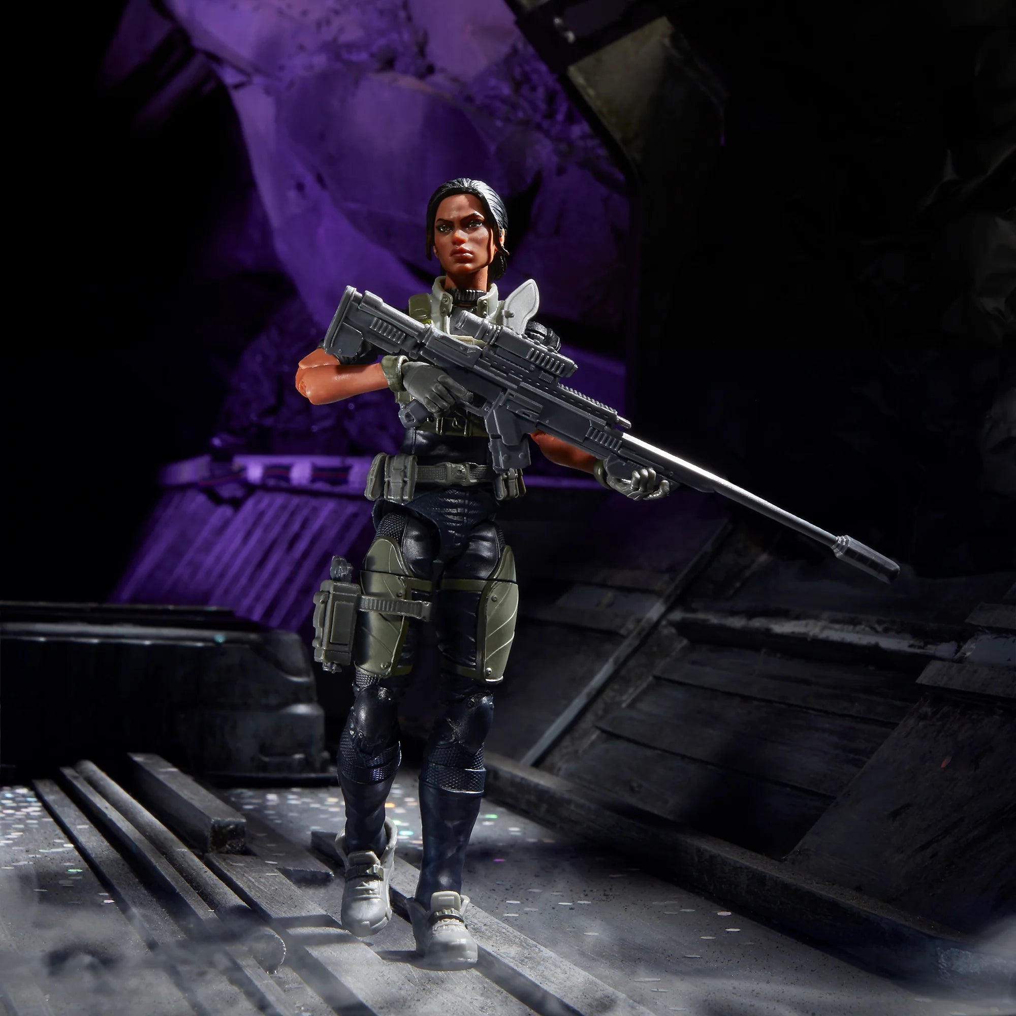 G.I. Joe Classified Series Nightforce Jodie Shooter Craig Action Figure - Collectible Military Toy for Display & Play - Perfect for Fans, Collectors, and Diorama Scenes