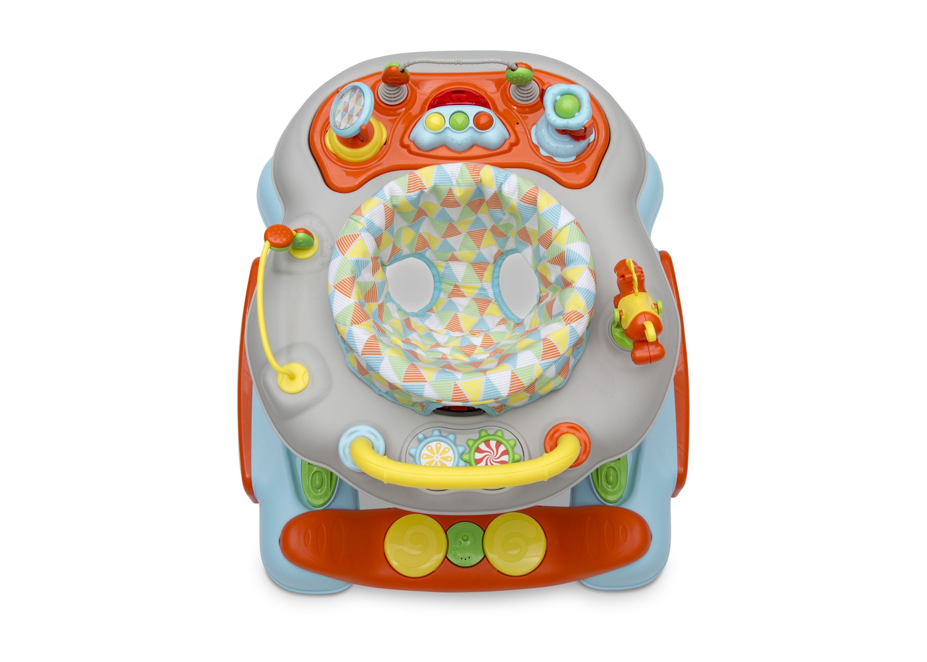 4 in 1 Discover & Play Musical Baby Walker - Interactive Learning Toy with Lights & Sounds for Toddlers 6-12 Months - Perfect for Early Development & First Steps