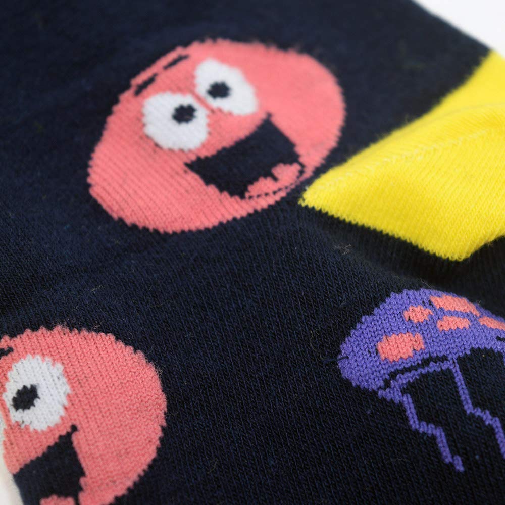 SpongeBob SquarePants Cartoon Character Socks for Kids - Fun & Comfortable Ankle Socks for Boys & Girls - Perfect for School, Playtime & Nickelodeon Fans